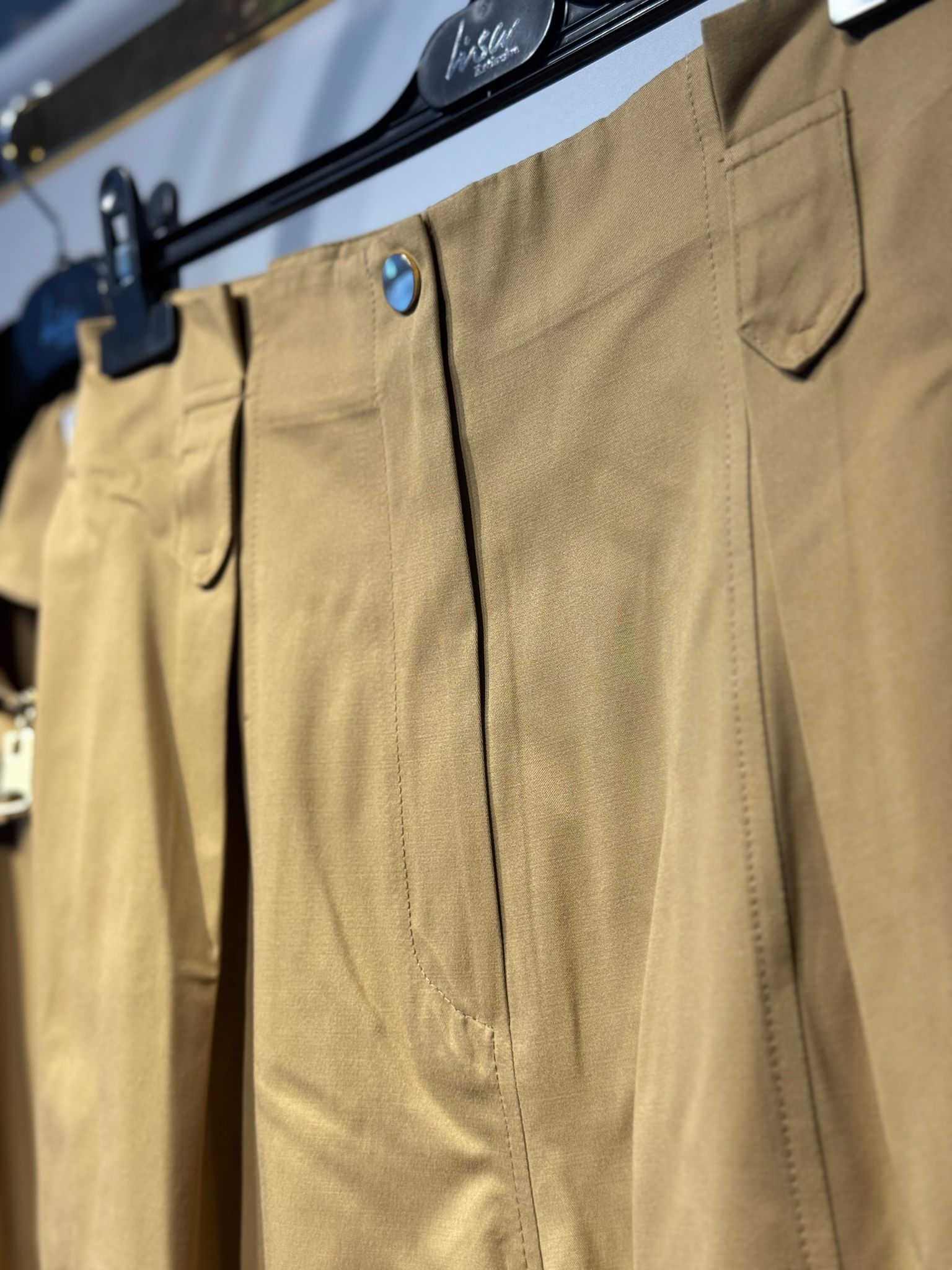 LİSA EXCLUSİVE Yaka İşlemeli Kısa Trenç - Pantolon Takım