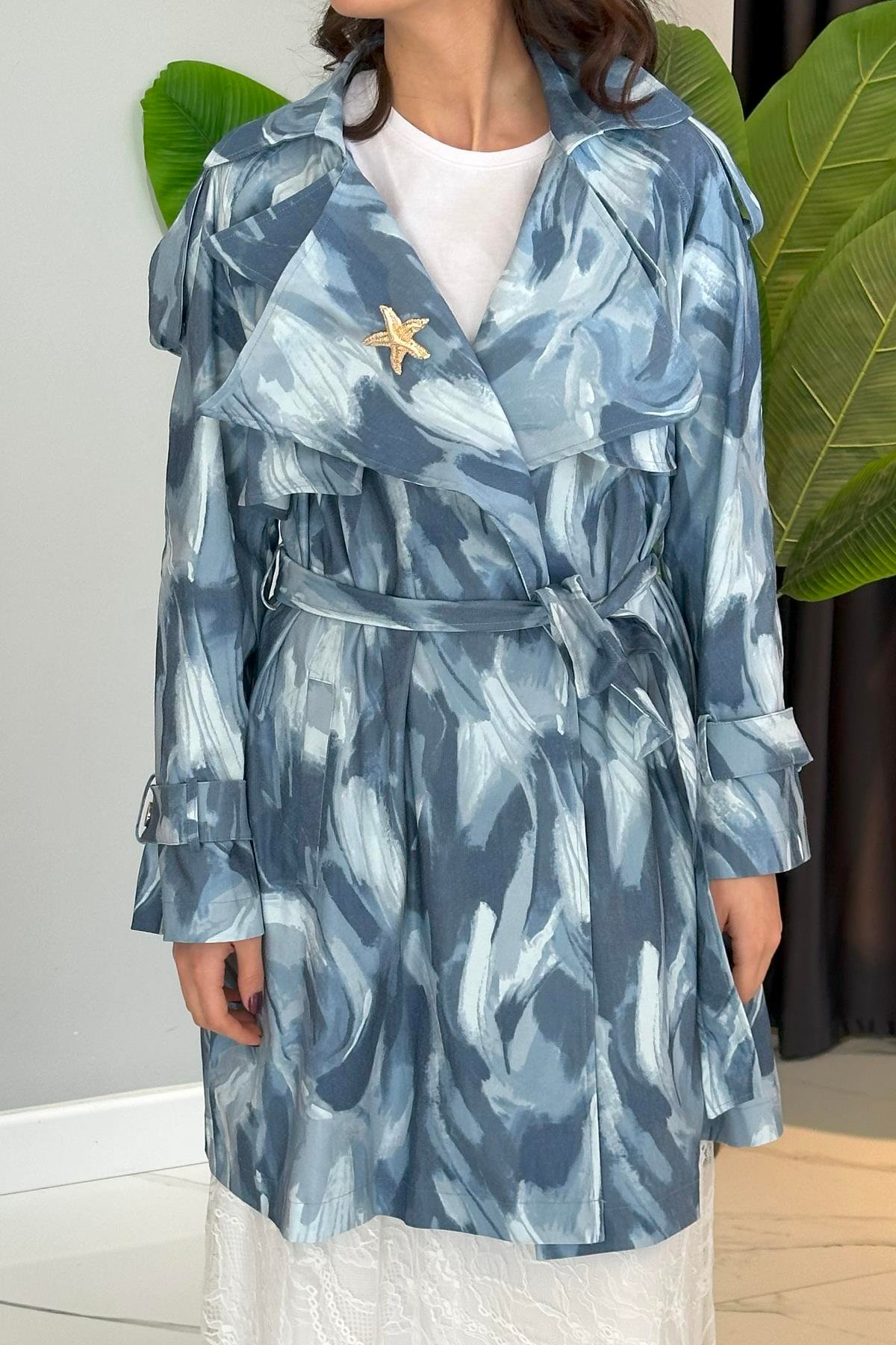 MİSSEMRAMİSS Omuz Apoletli Trençkot