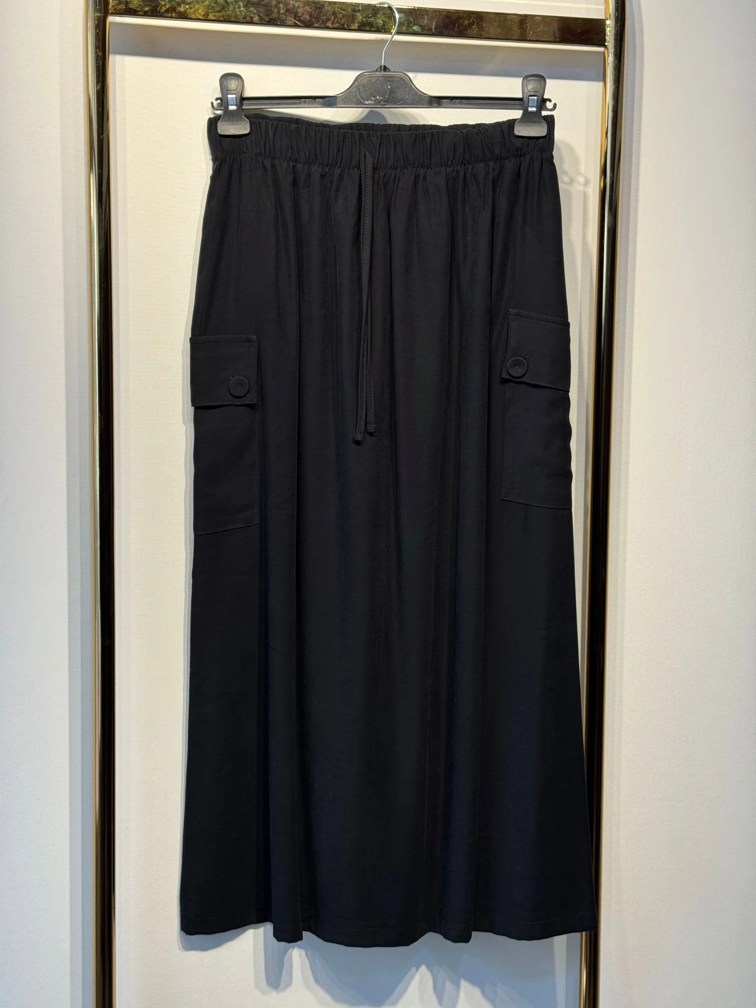 CEREMONY Beli Lastikli İki Tarafı Cep Detaylı Etek