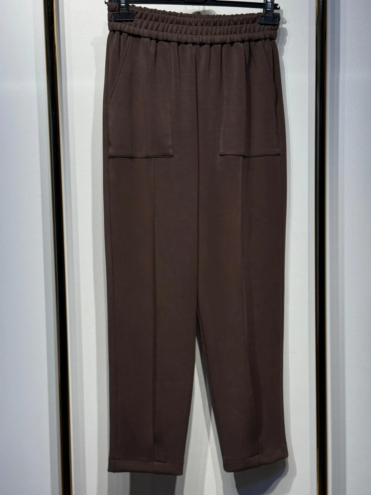 SENTEZ Noir Kargo Cepli Pantolon