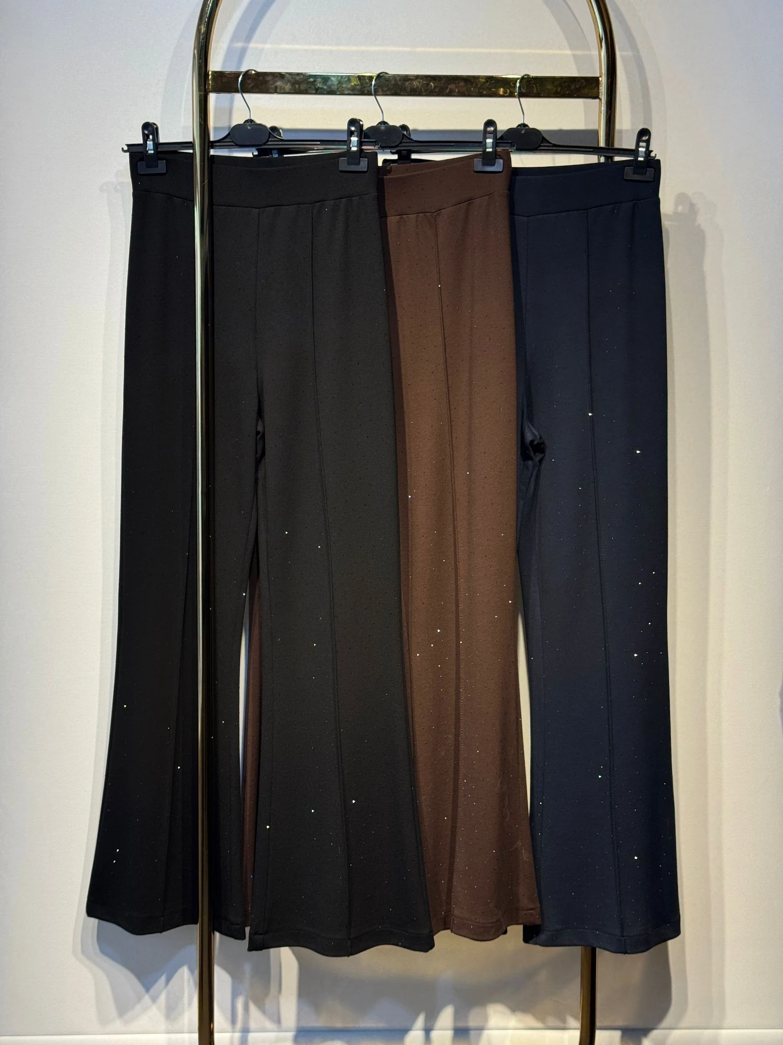 SENTEZ Taşlı İspanyol Paça Rahat Pantolon