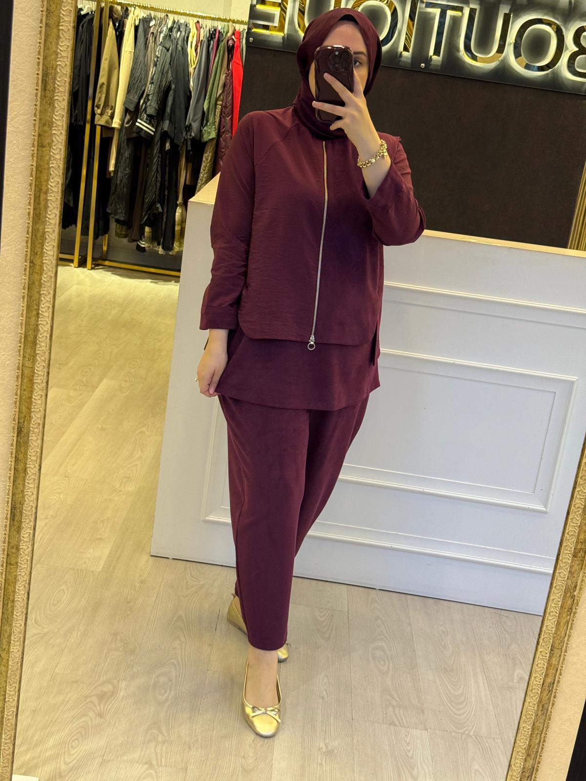 GHİSA Triko Mix Ceket Triko Pantolon Takım