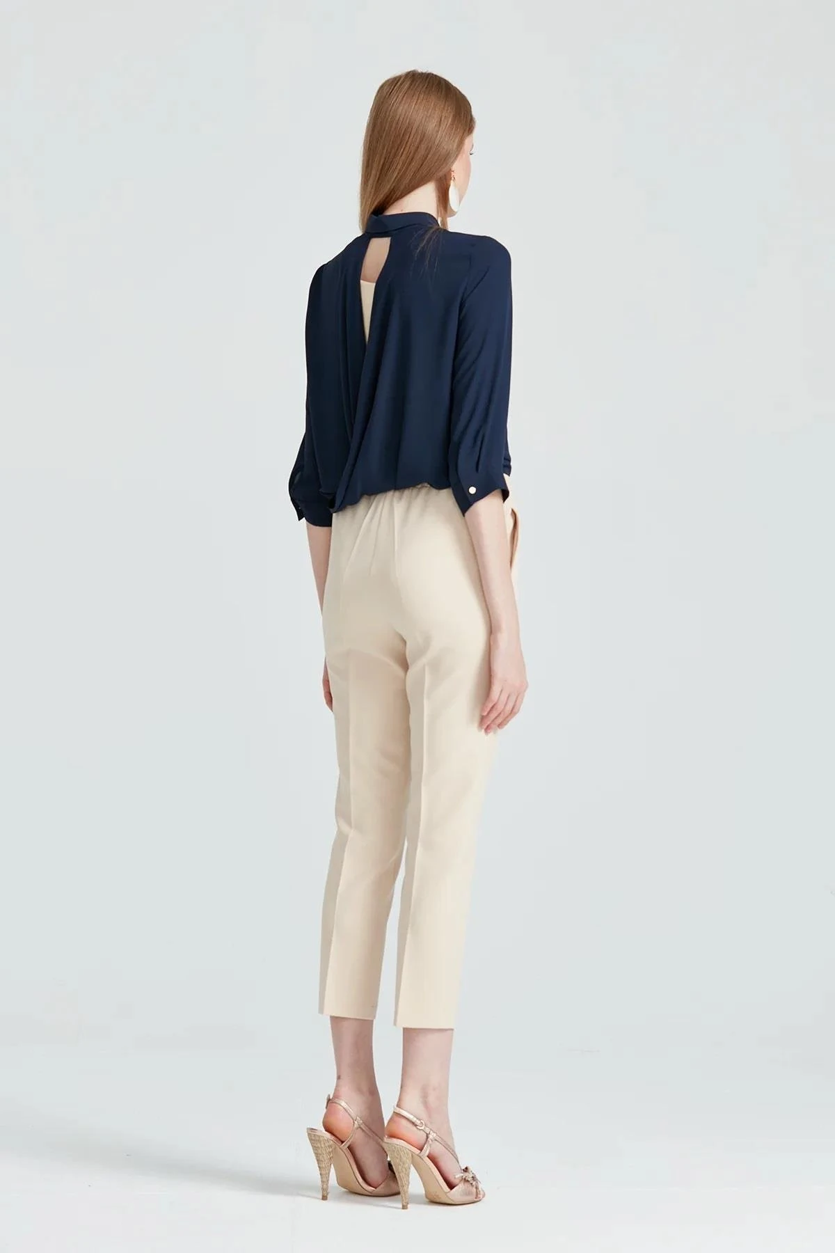 SENTEZ YANDAN CEPLİ BAĞCIKLI PANTOLON