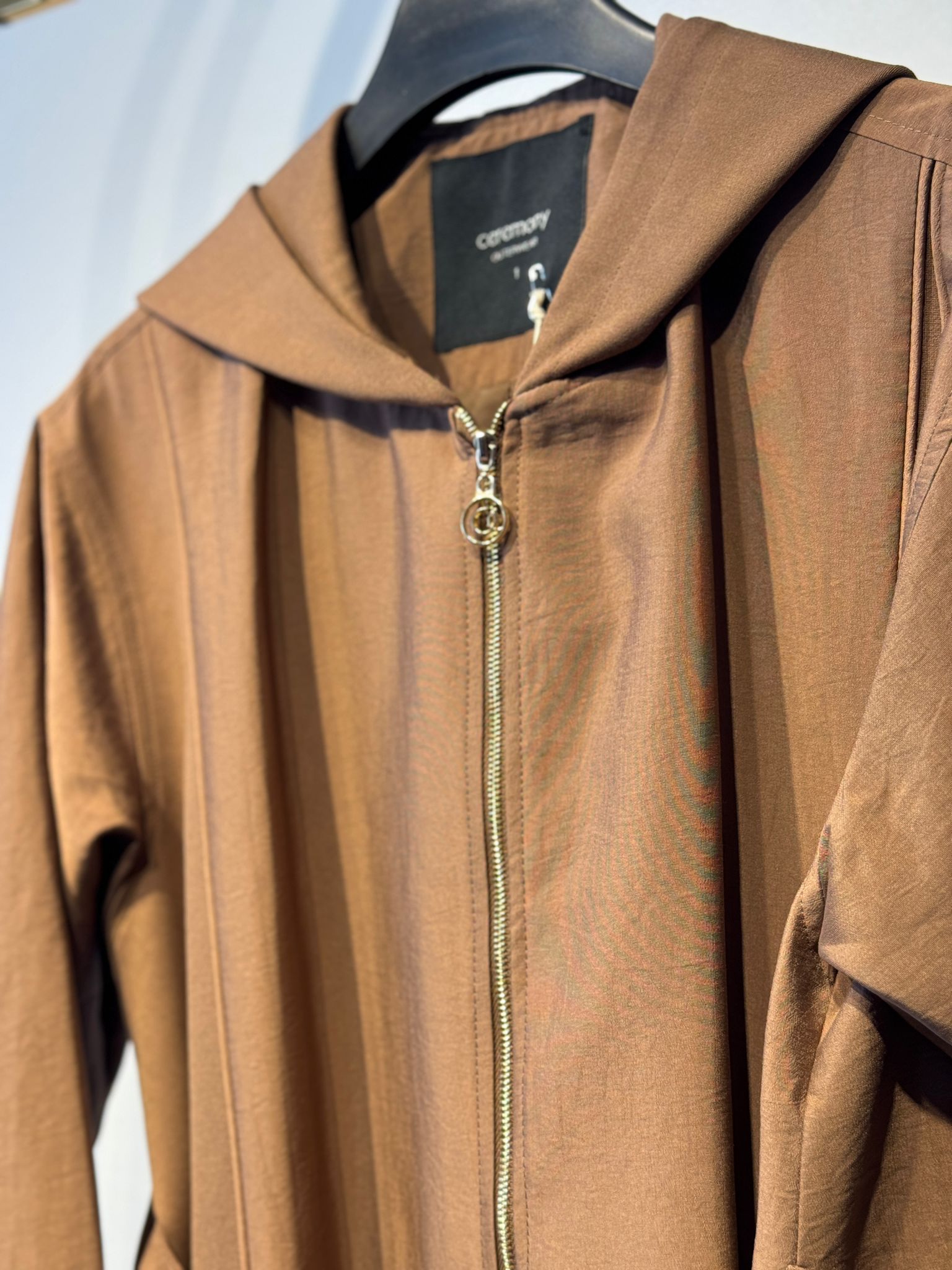 CEREMONY Ara Biye Detaylı Önden Fermuarlı Dubai Garnili Kap