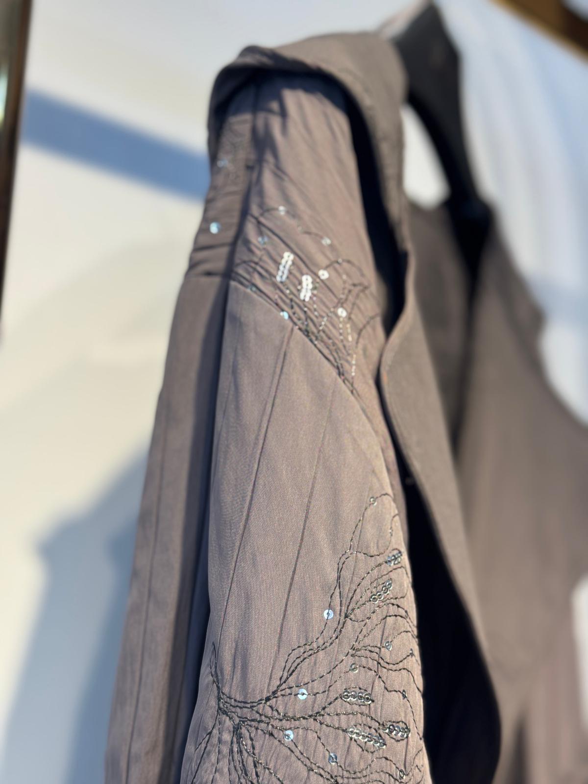 GHİSA Payet Nakış İşlemeli Kapşonlu Ceket