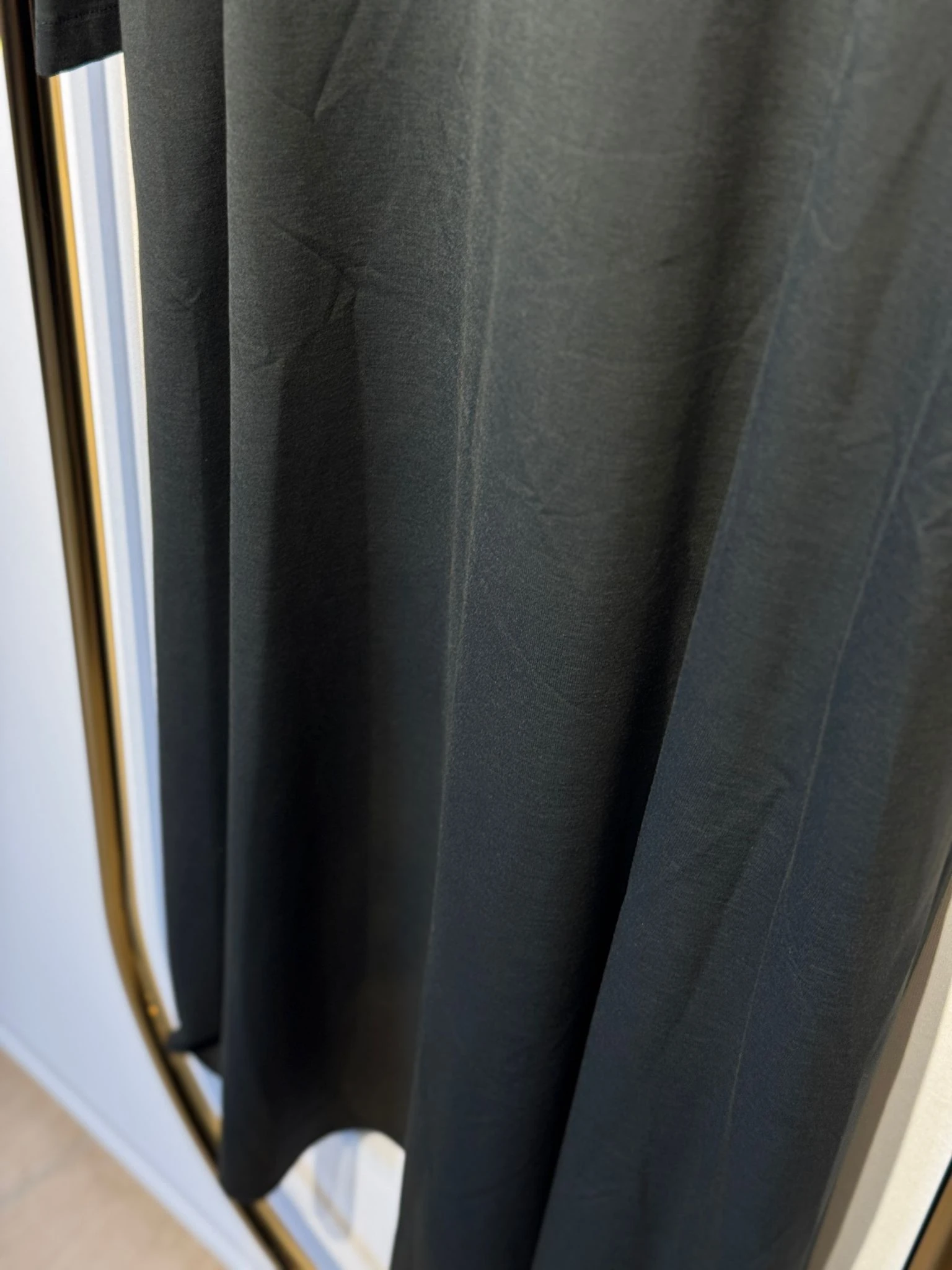 NUSS Hakim Yaka Yarım Fermuar Oyscho Uzun Elbise