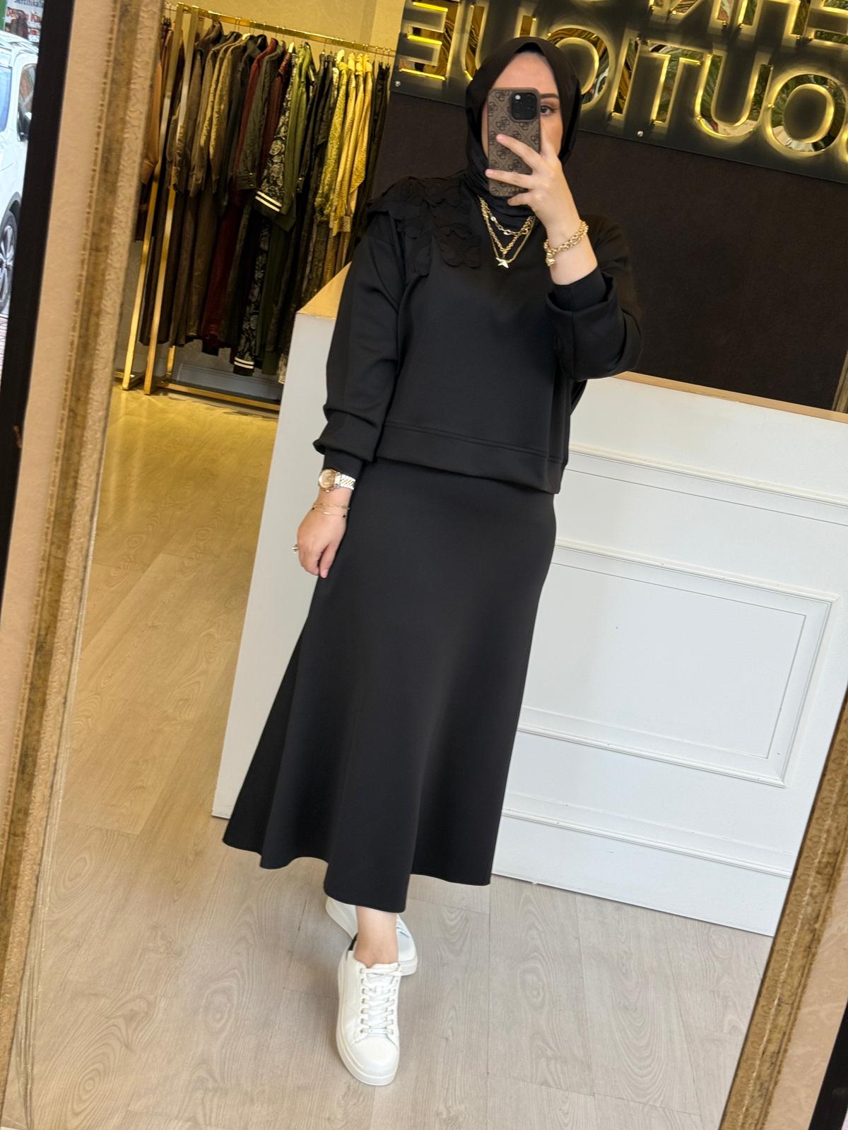 MİSSEMRAMİSS Alaera Nakışlı Bluzlu Takım