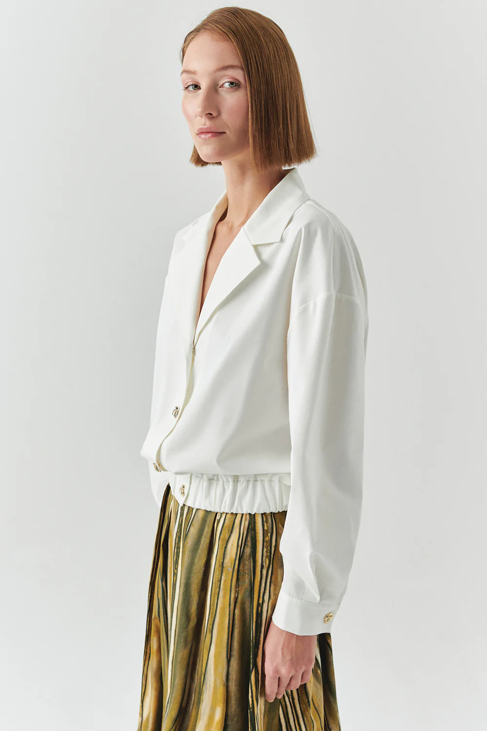 EXQUİSE Gold Düğmeli Romina Kısa Ceket