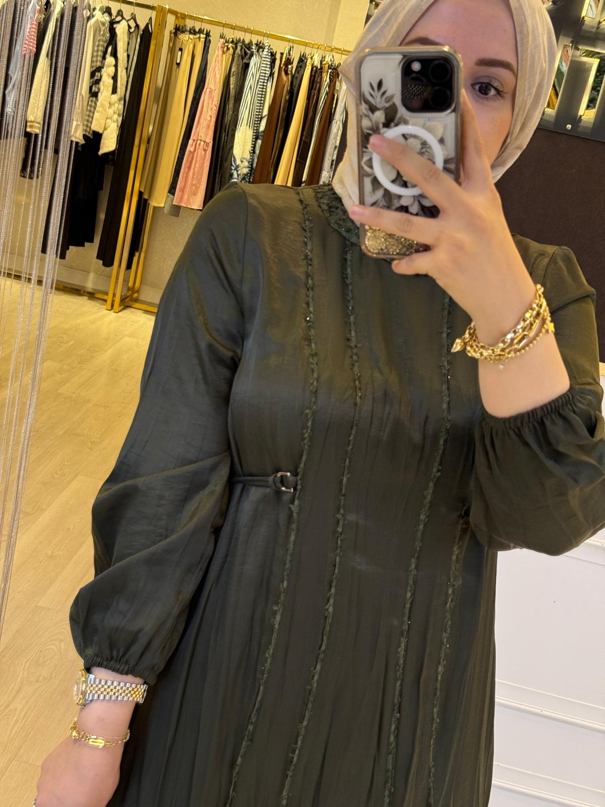 LİSSMORE Tüy Detaylı Ceketli Elbise