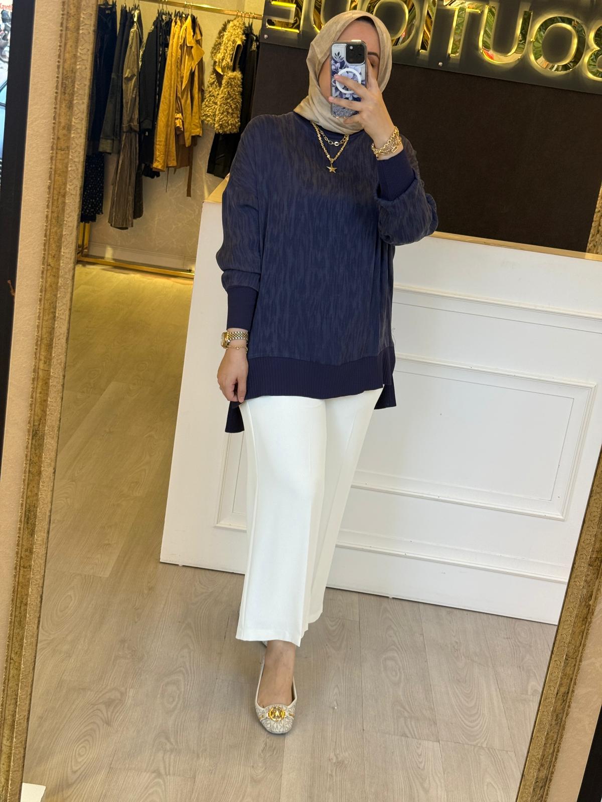 NUSS İpek Cupra Tunik