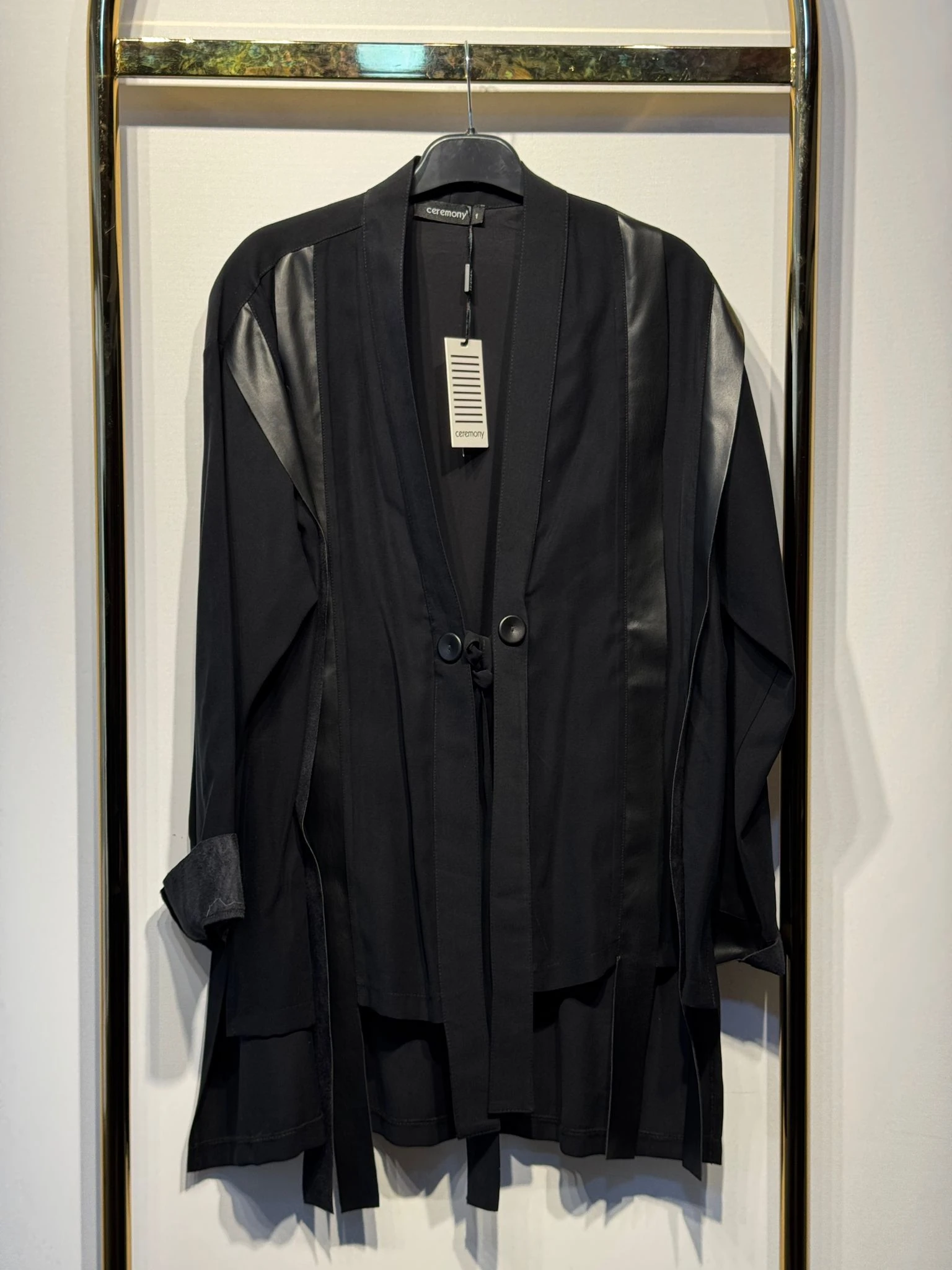 CEREMONY Anjelik Önden Bağlamalı Saçaklı Ceket