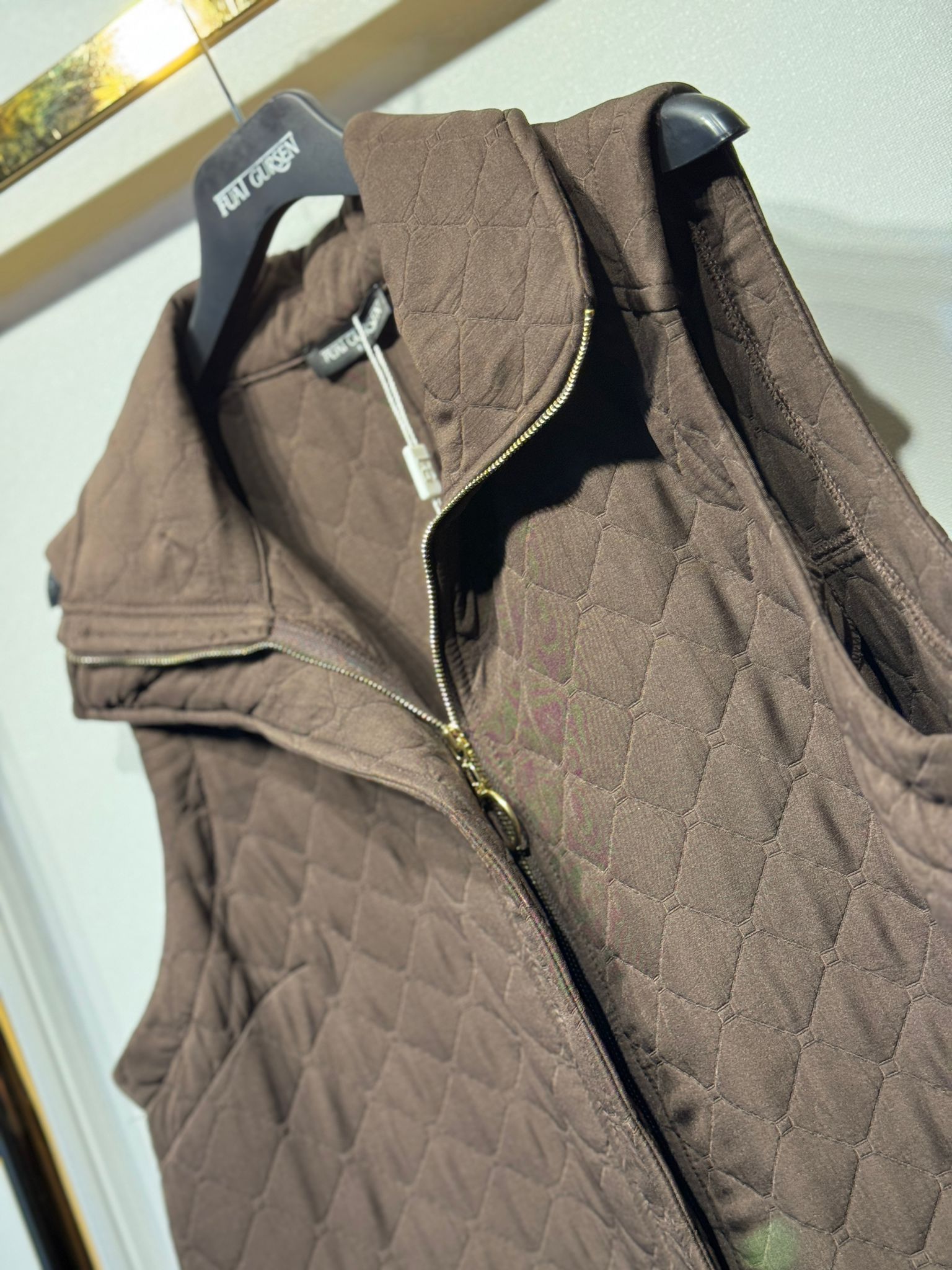 FUAT GÜRSEN Kapitone Uzun Yelek