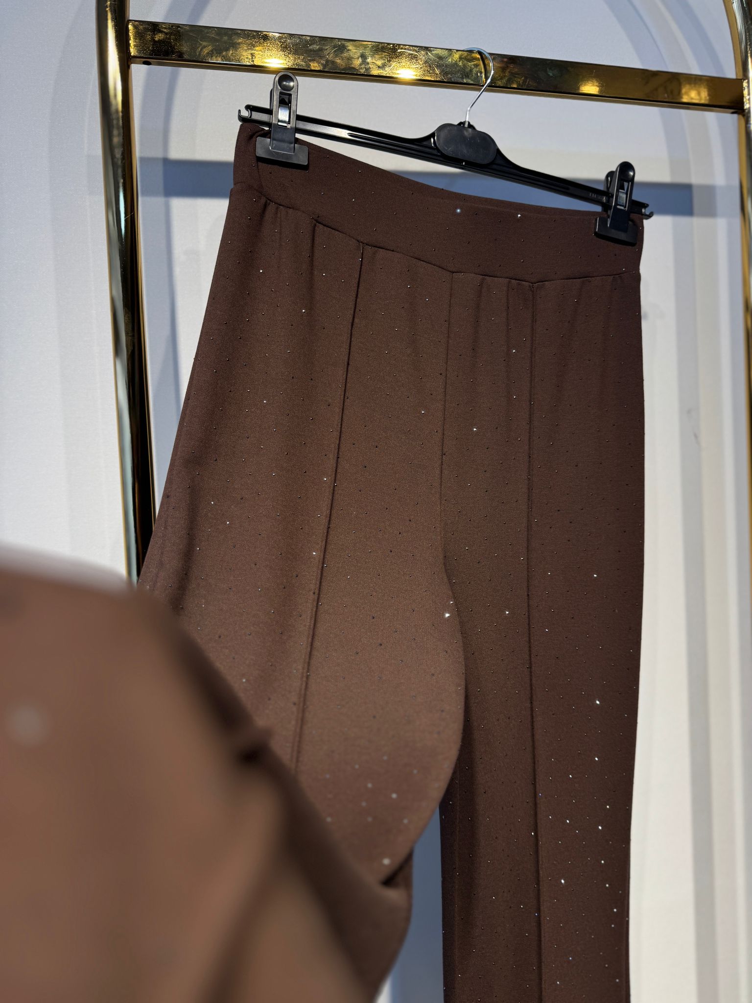 SENTEZ Taşlı İspanyol Paça Rahat Pantolon