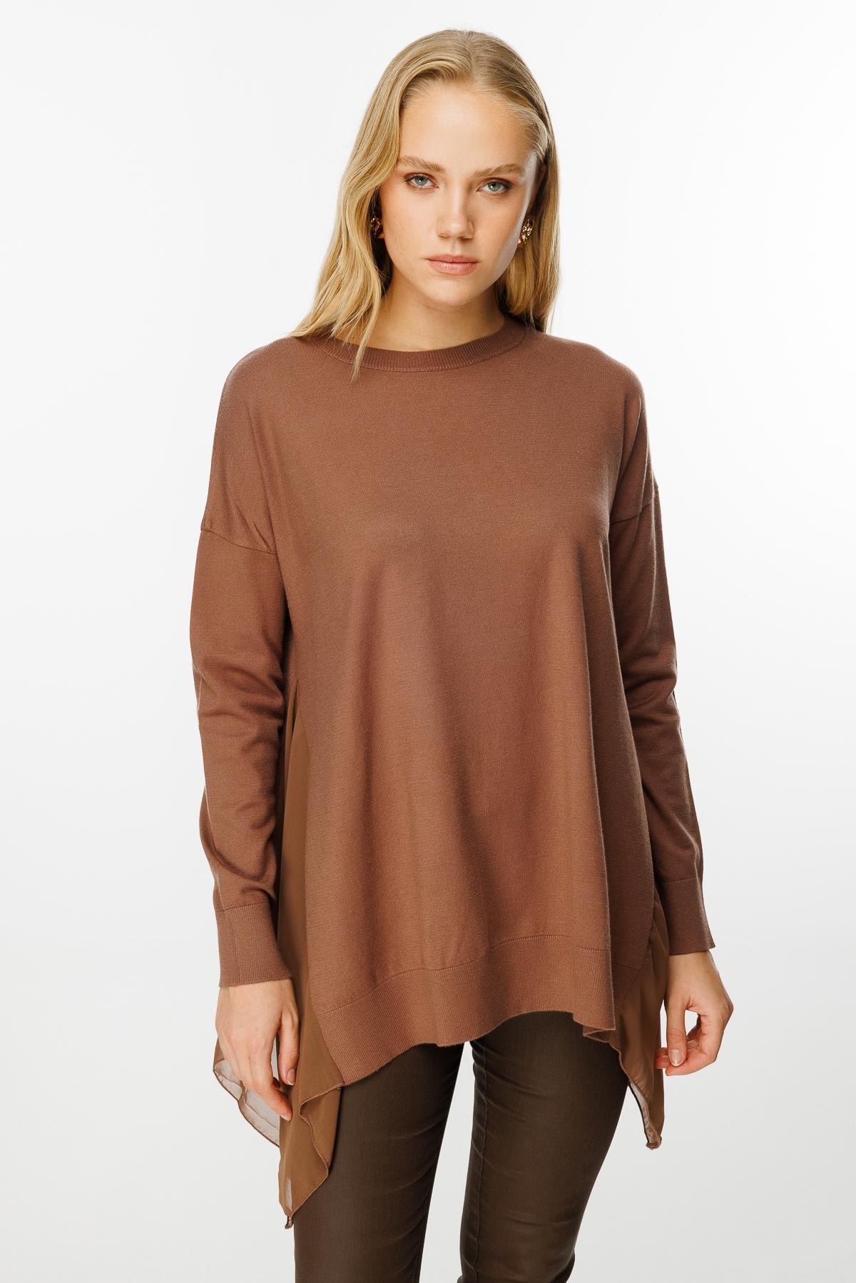 GHİSA Şifon Detaylı Tunik