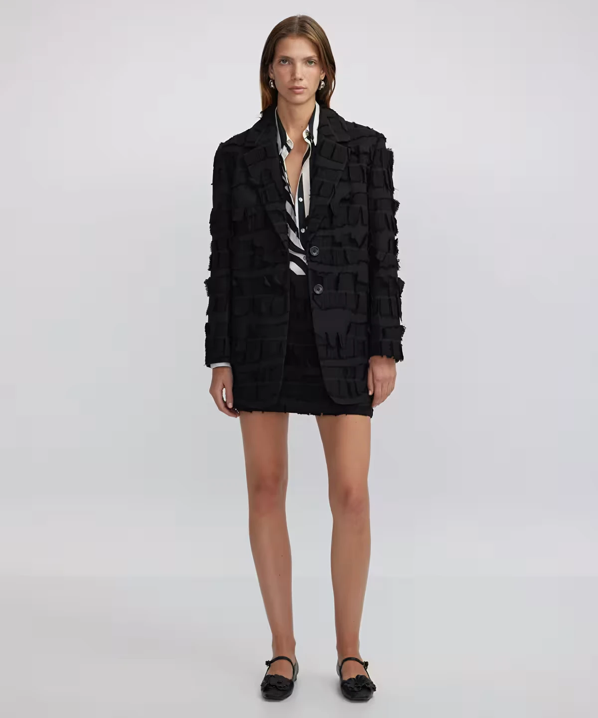 İPEKYOL Aplikeli Oversize Blazer
