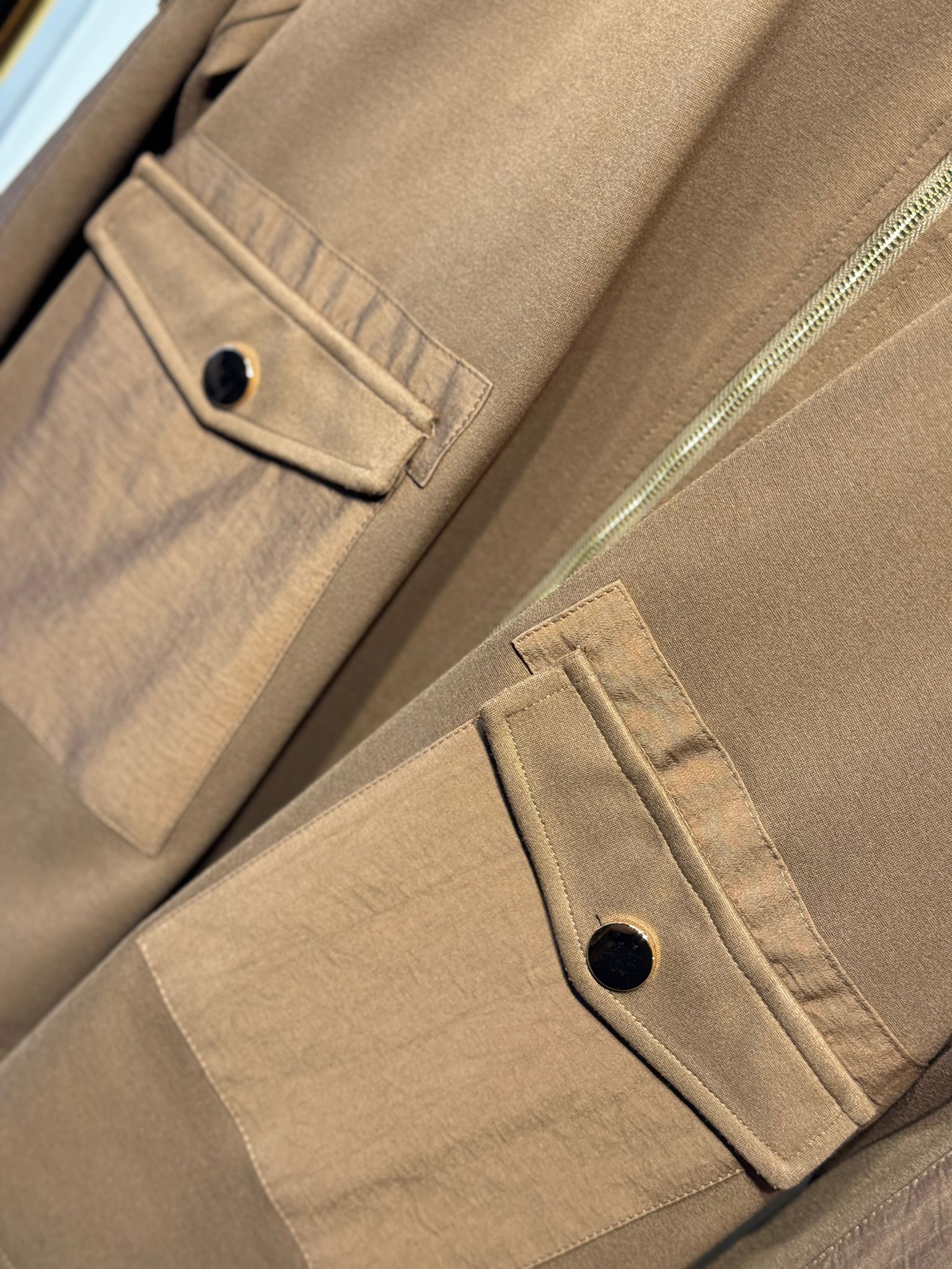 CEREMONY Kolları Çıtçıtlı Önden Fermuarlı Hakım Yaka Ceket