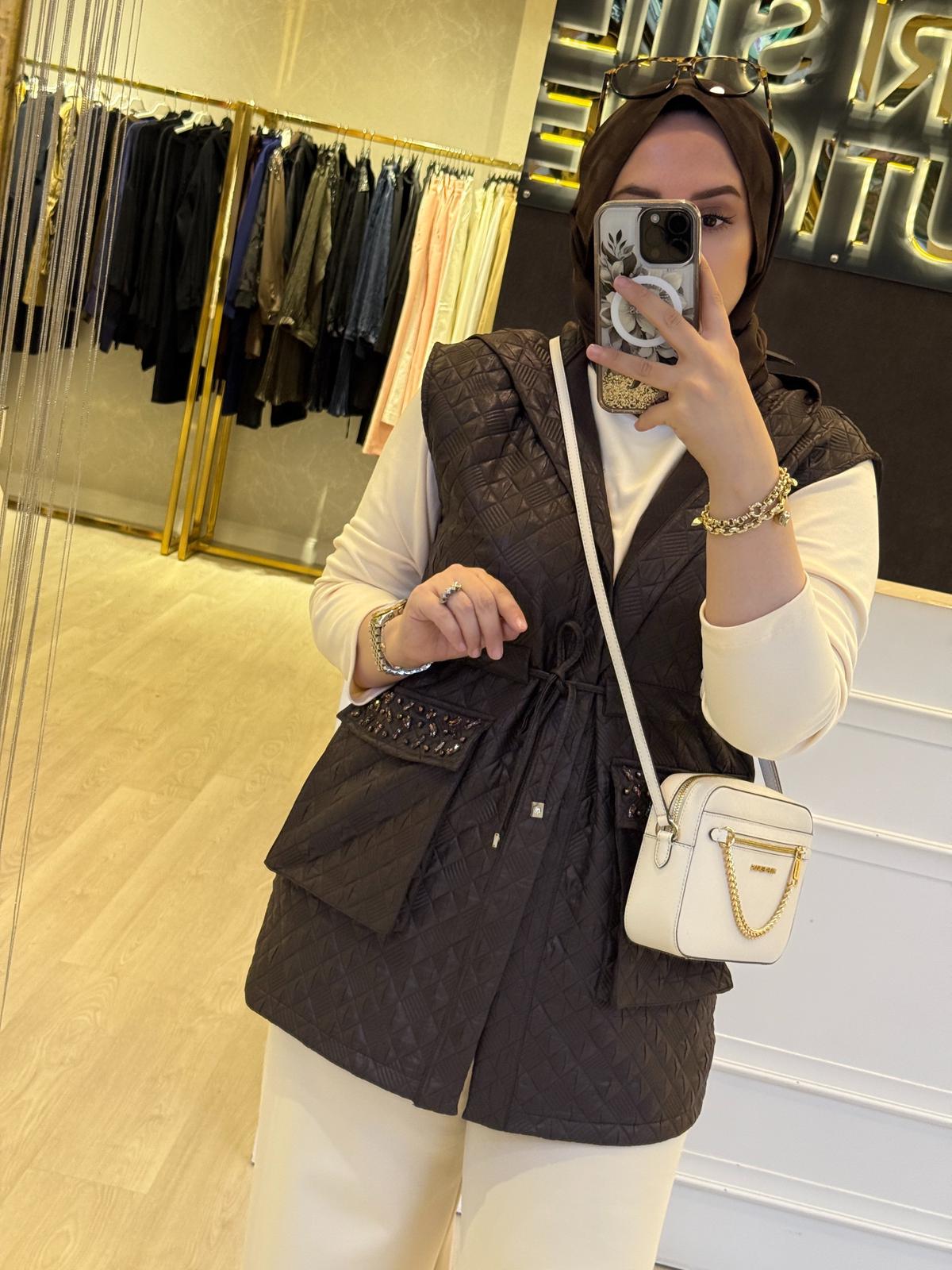 EXQUİSE Payet ve Taş İşleme Detaylı Örme Sweat