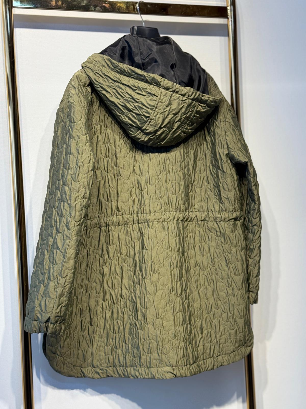 LİSA EXCLUSİVE Kabartma Kumaş Belden Bağlamalı Şişme Mont