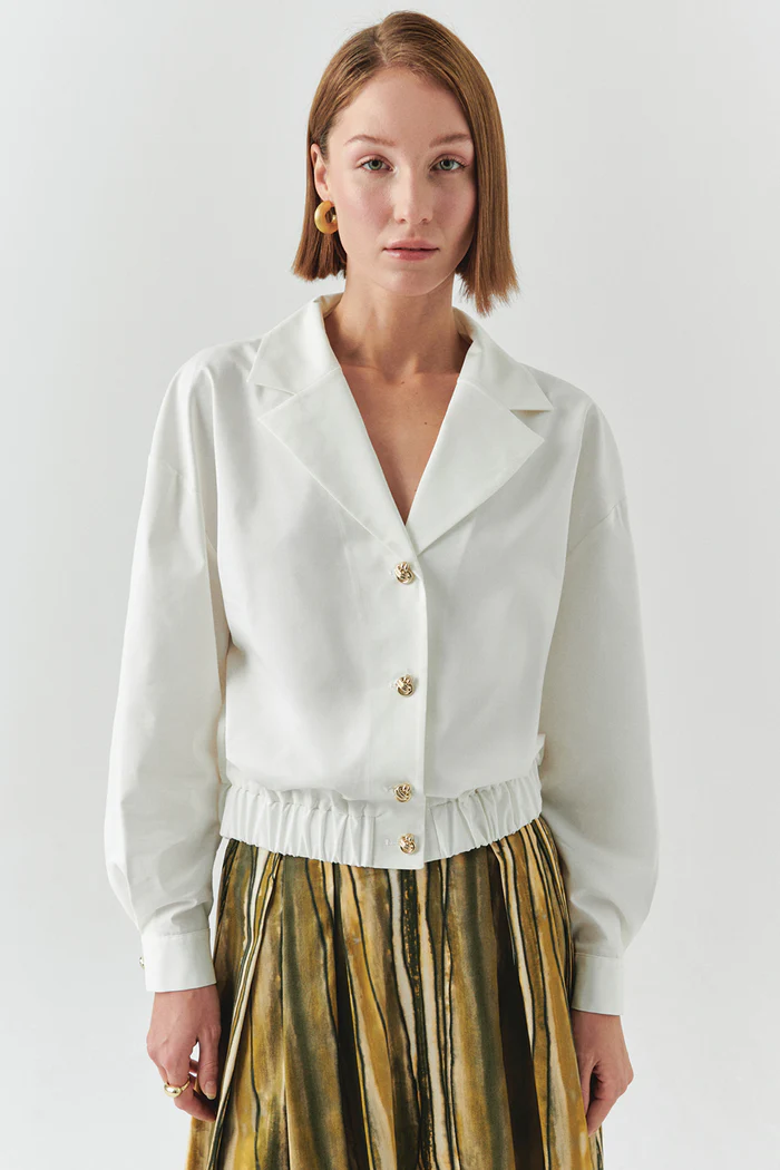 EXQUİSE Gold Düğmeli Romina Kısa Ceket