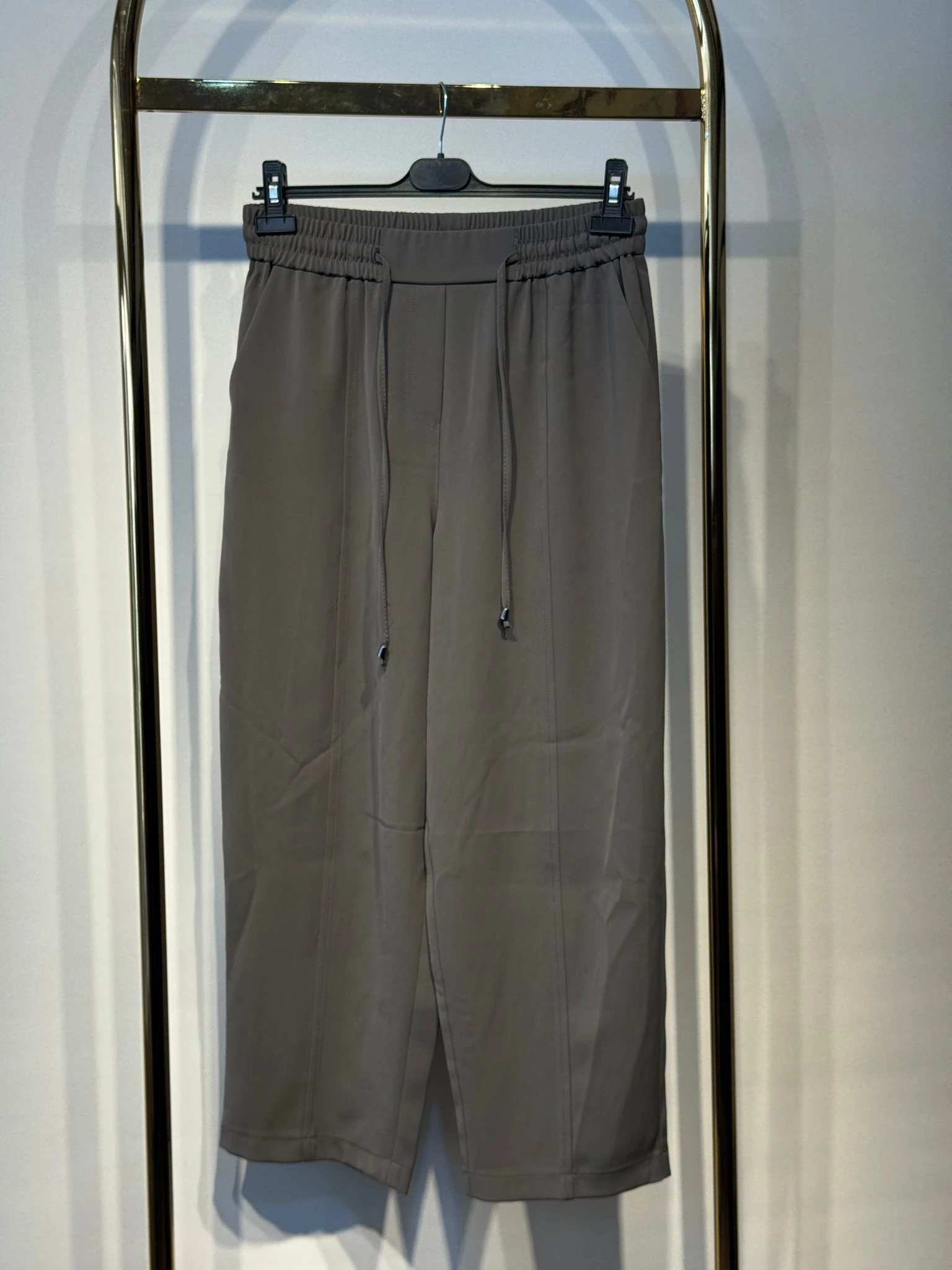 SENTEZ Elegance Beli Lastikli Dar Paça Pantolon