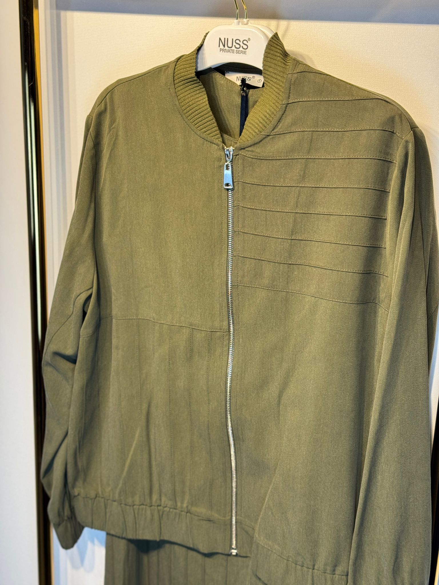 NUSS Bumber Ceketli Uzun Elbise