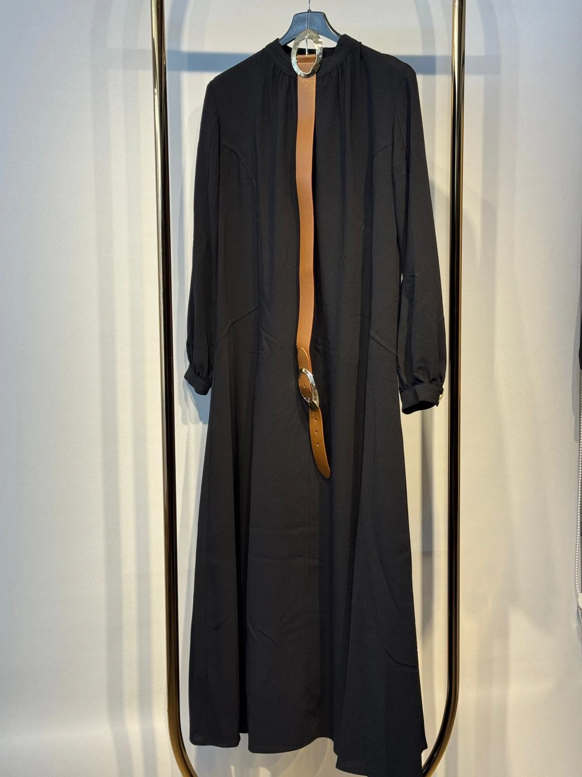 MİSSEMRAMİSS Avorio Kemerli Elbise