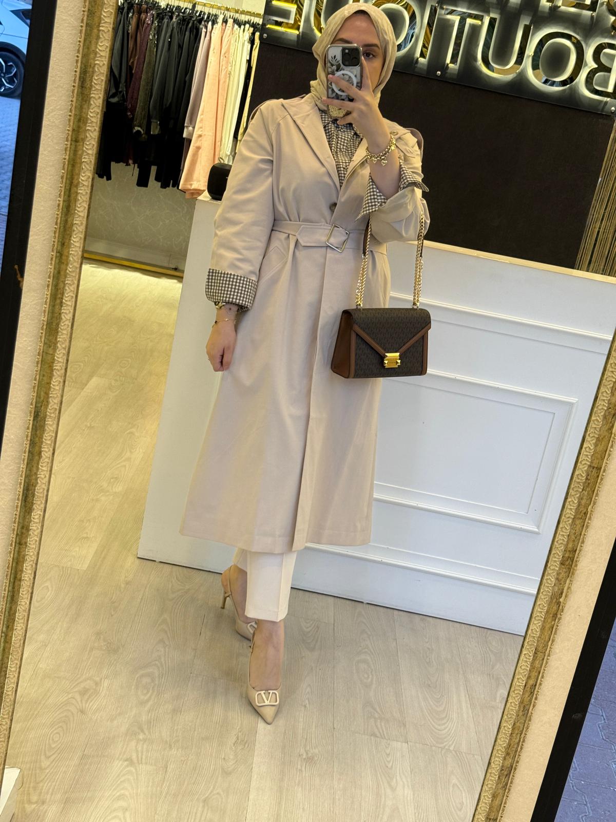 EXQUİSE Payet İşlemeli Trençkot