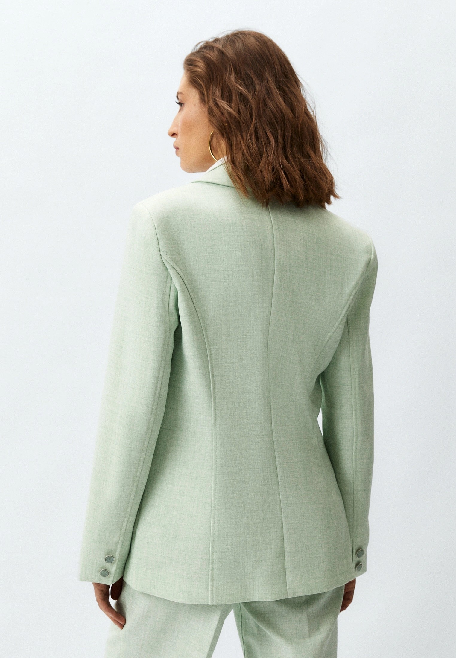 GUESS Tek sıra düğmeli blazer ceket