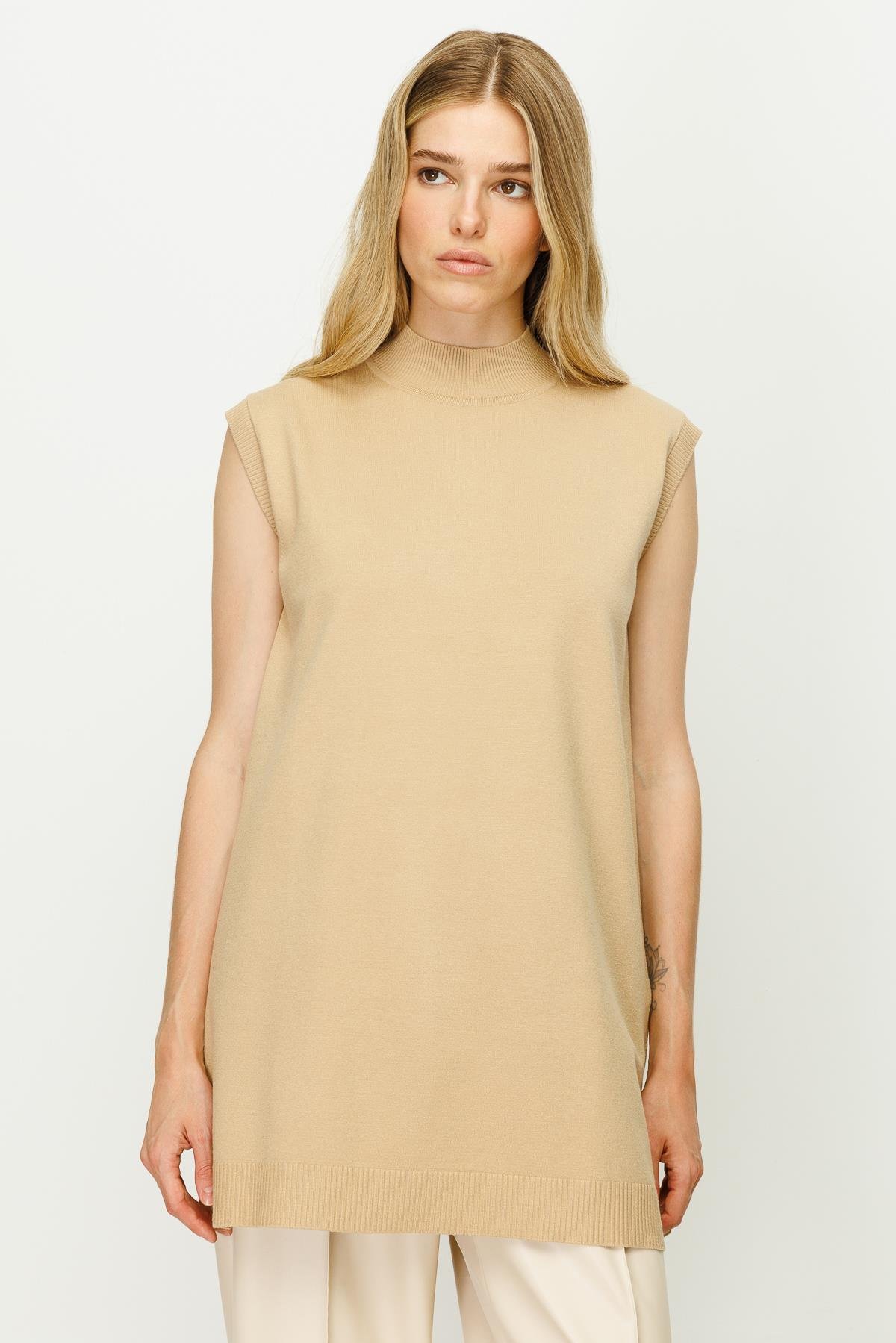 GHİSA TRİKO KOLSUZ TUNİK İÇLİK