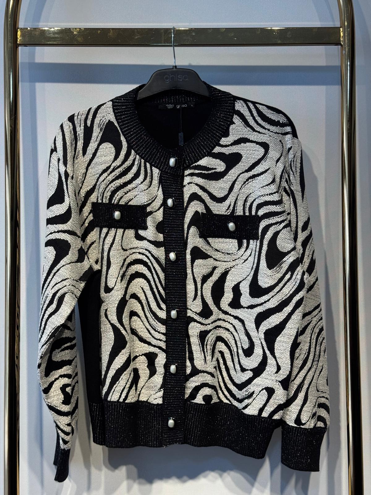 GHİSA İnci Düğmeli Kısa Hırka