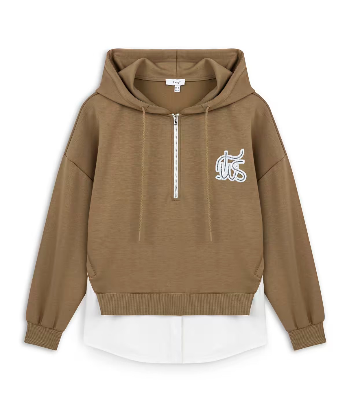 TWİST LOGO NAKIŞLI SWEATSHIRT