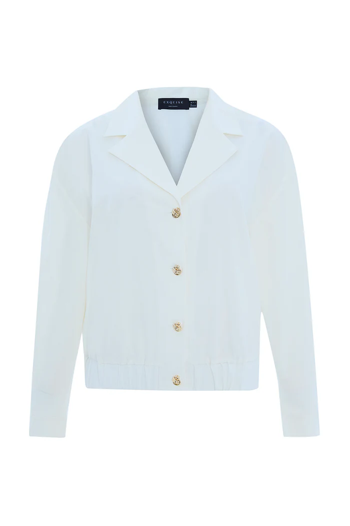 EXQUİSE Gold Düğmeli Romina Kısa Ceket