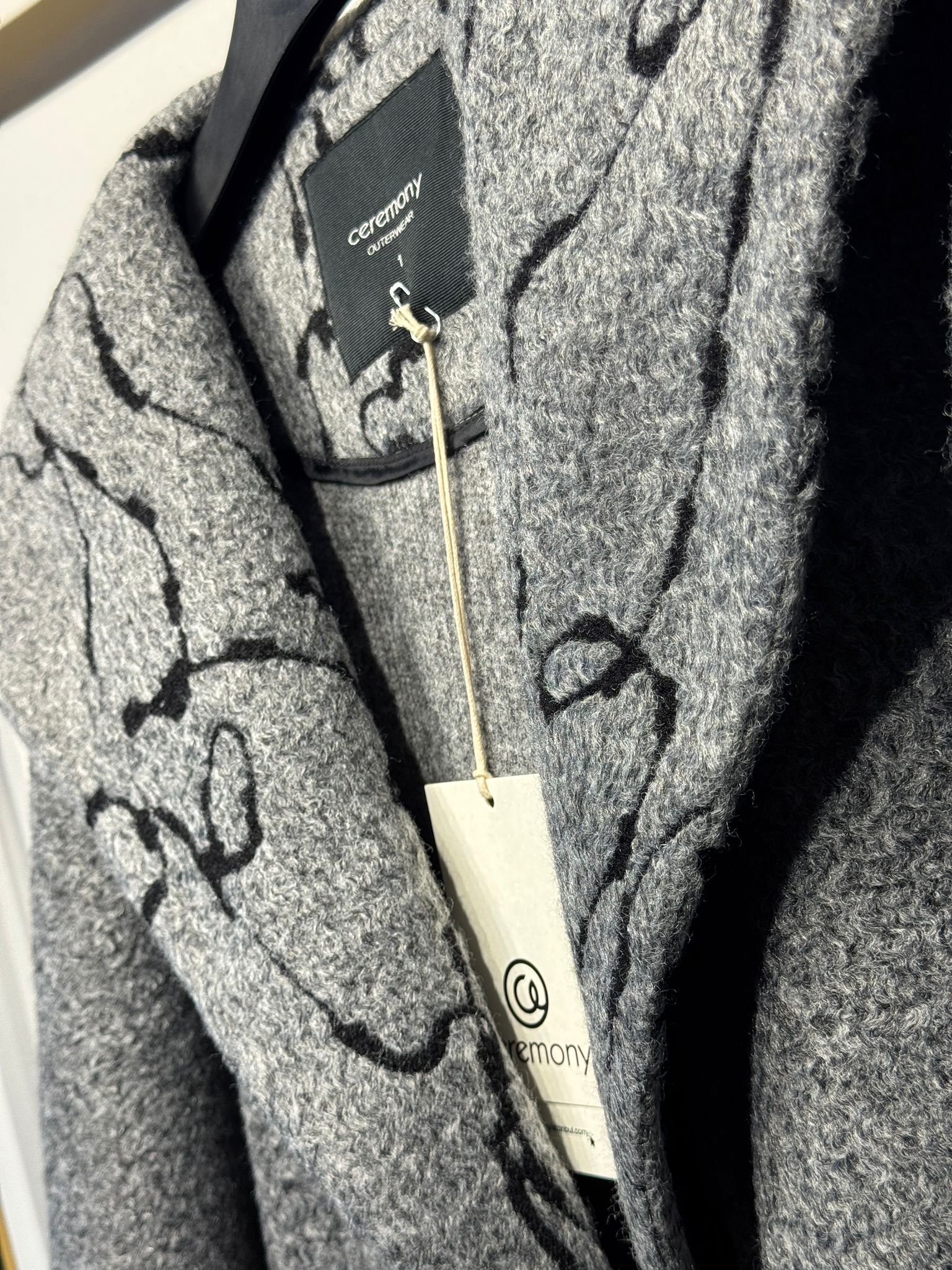 CEREMONY Terra Önden Bağcık Detaylı Kısa Kaban