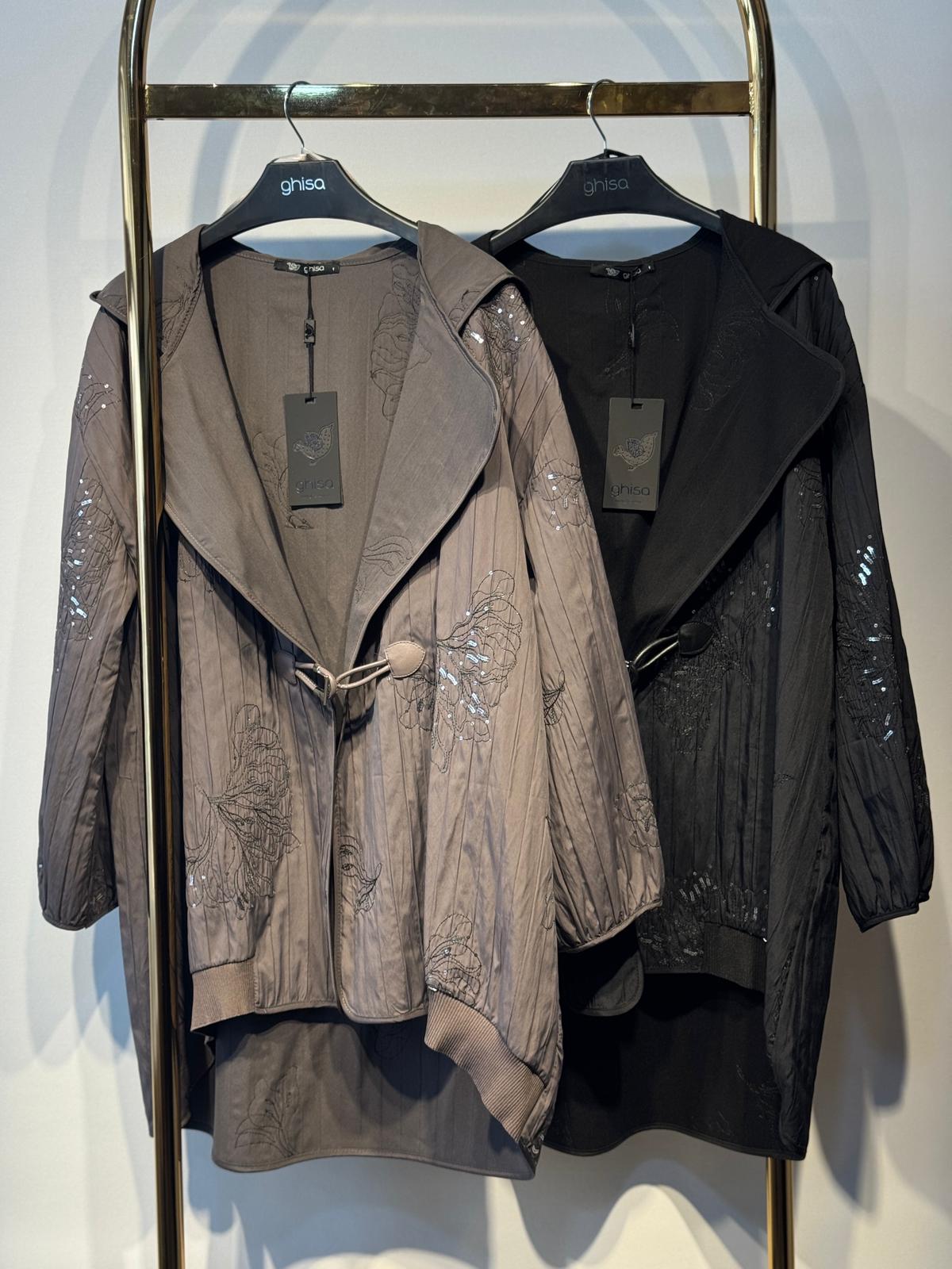 GHİSA Payet Nakış İşlemeli Kapşonlu Ceket