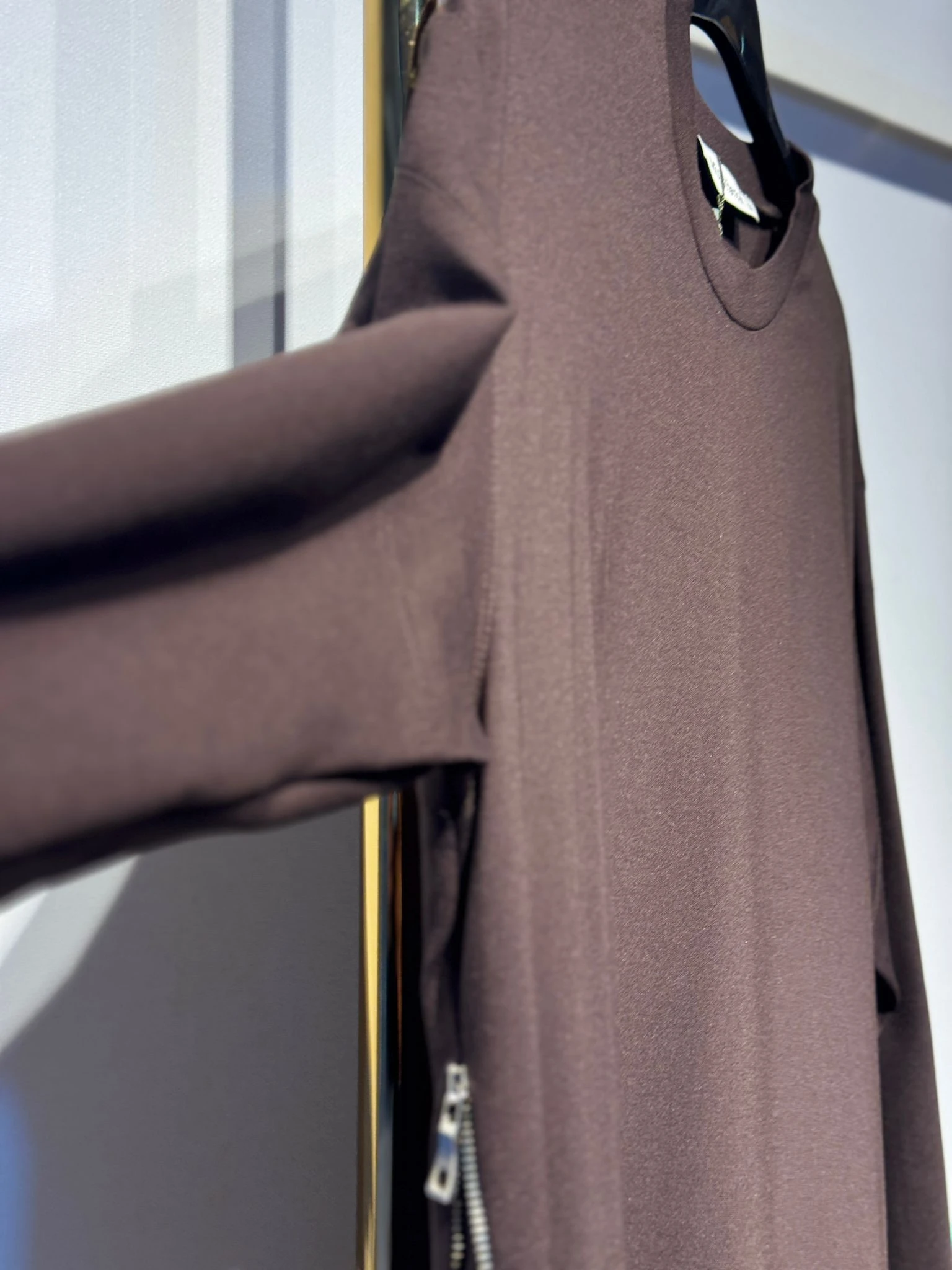 MİSSWHENCE 38020 Fermuar Detaylı Rahat Uzun Tunik