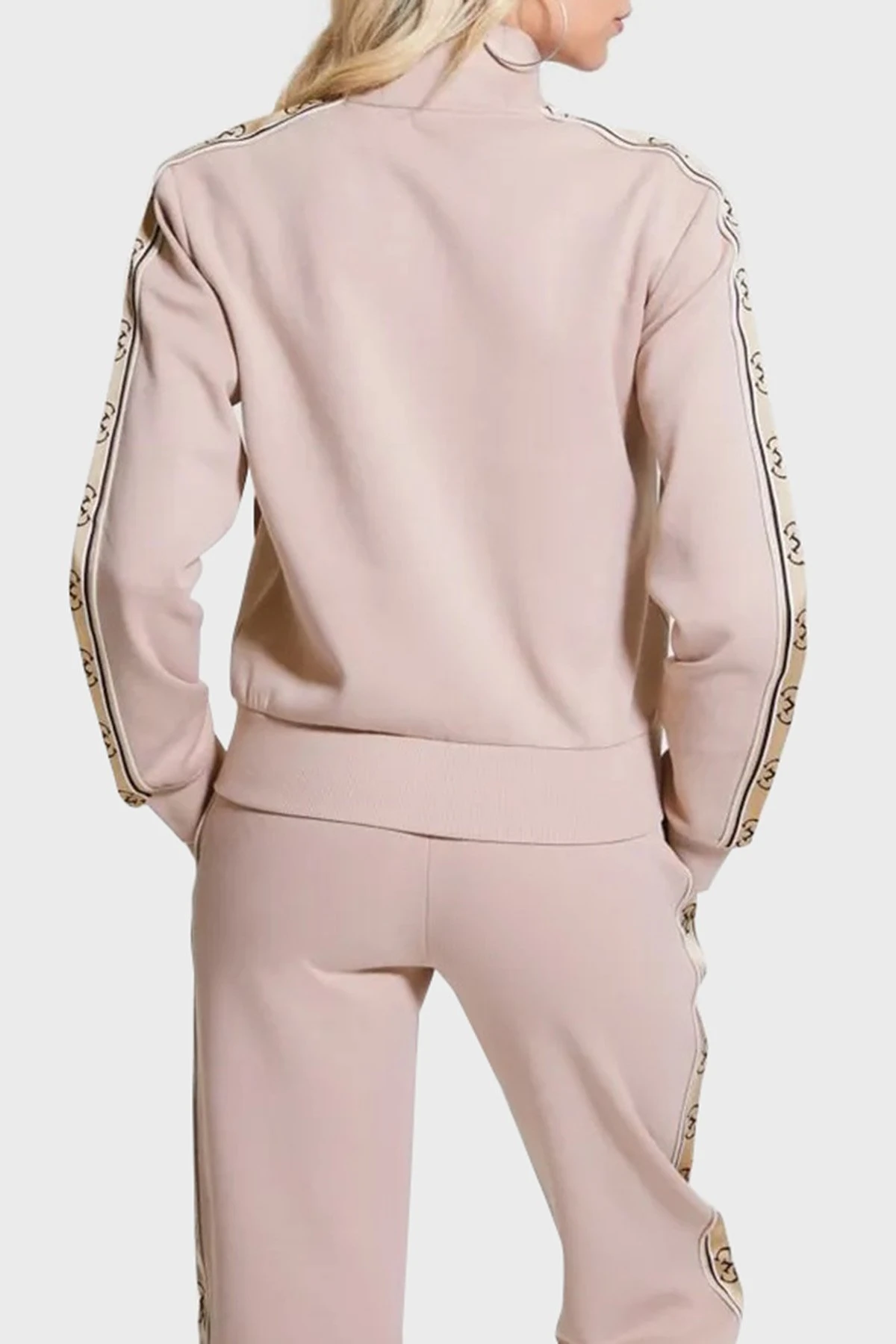 GUESS Yan logo şeritli sweatshirt