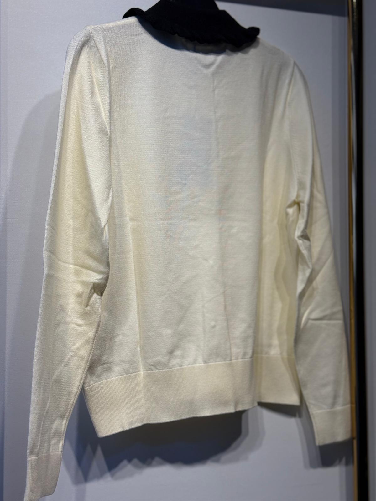 GHİSA Gold Düğmeli Yaka Detaylı Merserize Hırka