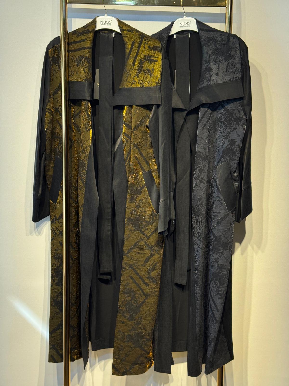 NUSS Parla Kumaş Uzun Kap