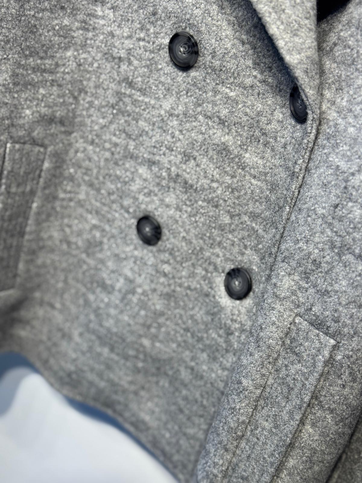 LİSA EXCLUSİVE Kürklü Kaşe Kaban