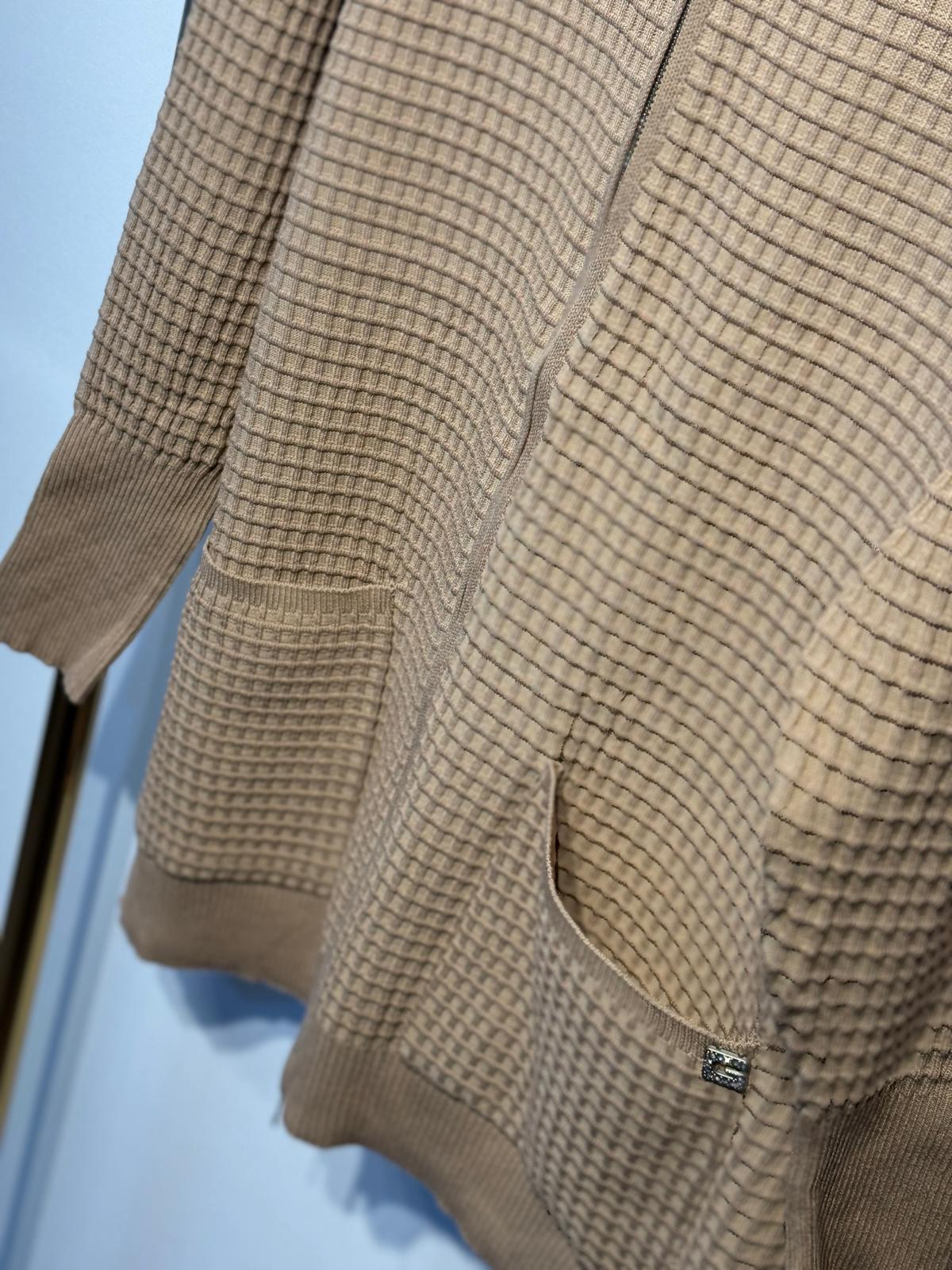 GHİSA Desenli Örme Triko Kapşonlu Sweat Pantolon Takım