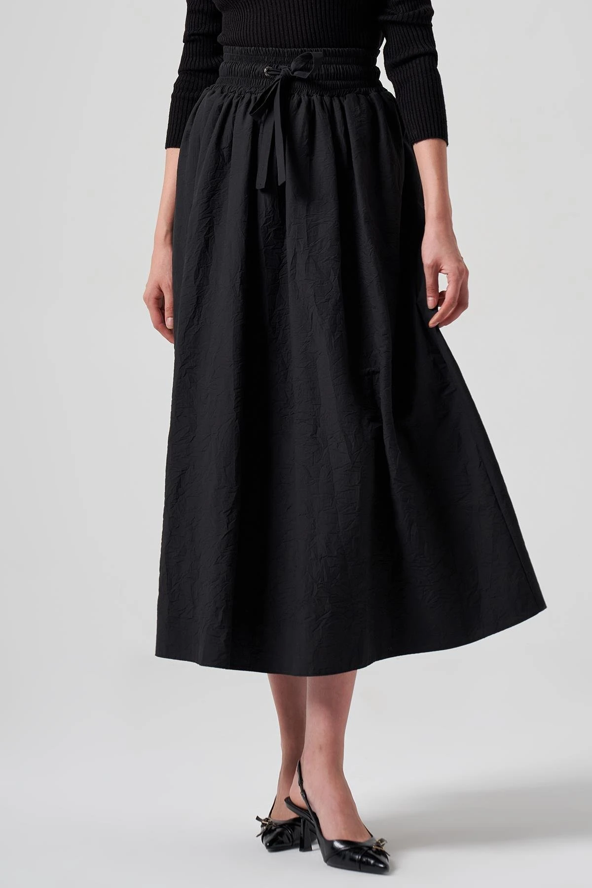 NUSS Beli Lastikli Kırıştırma Etek