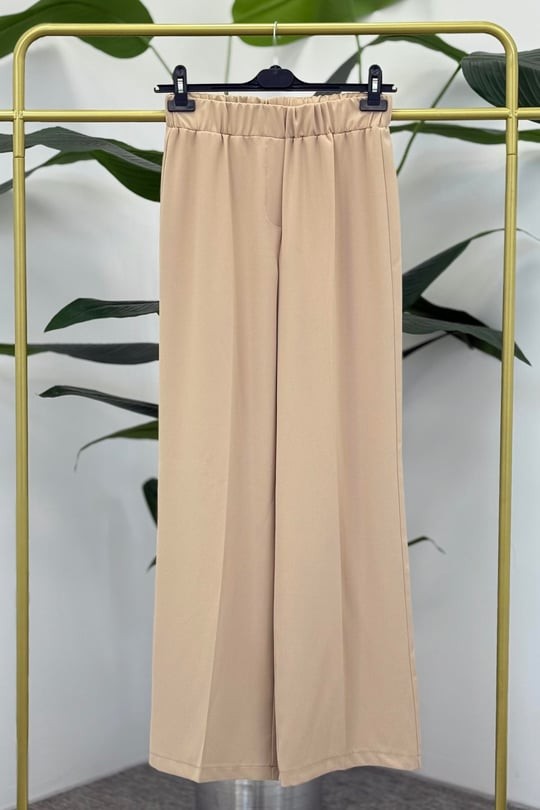 SENTEZ COLMAR Beli Lastikli Geniş Paça Pantolon