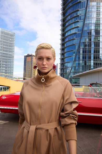 MİSSEMRAMİSS FERMUARLI COMFORT TRENÇKOT