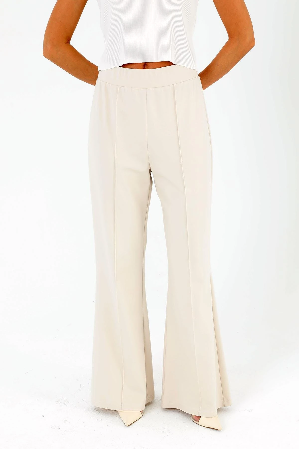 SENTEZ PANEGA ÖRME İSPANYOL PAÇA PANTOLON