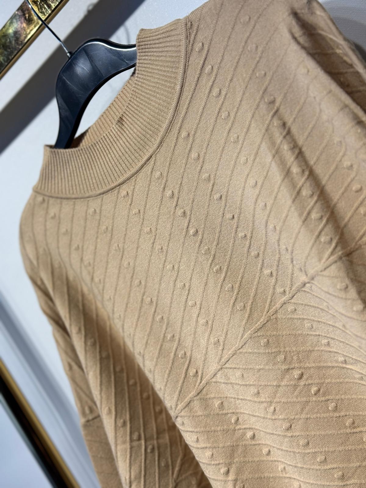 GHİSA Desenli Örme Balıkçı Yaka Merserize Tunik