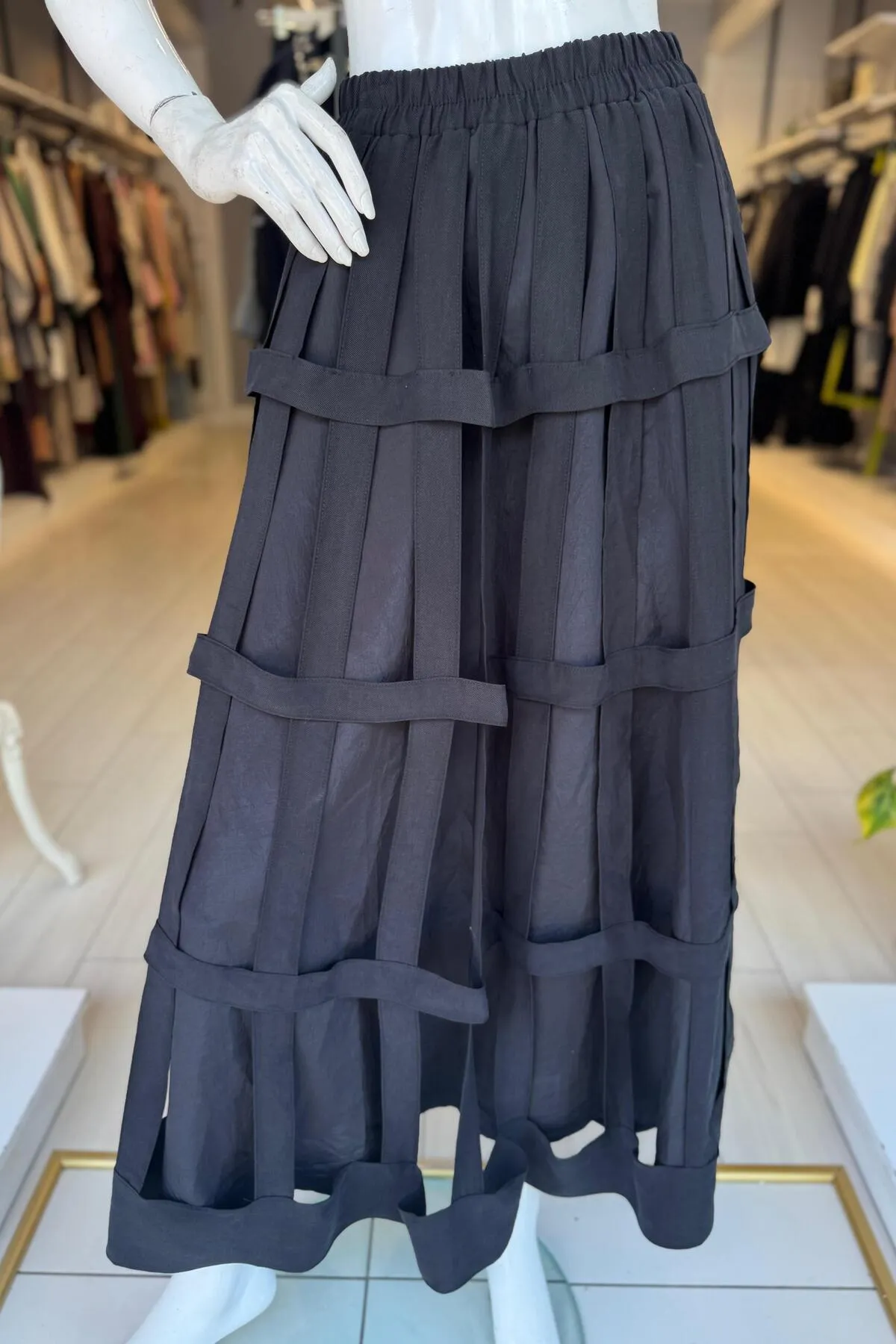 CEREMONY Pasion Kafes Detaylı Dubai Etek