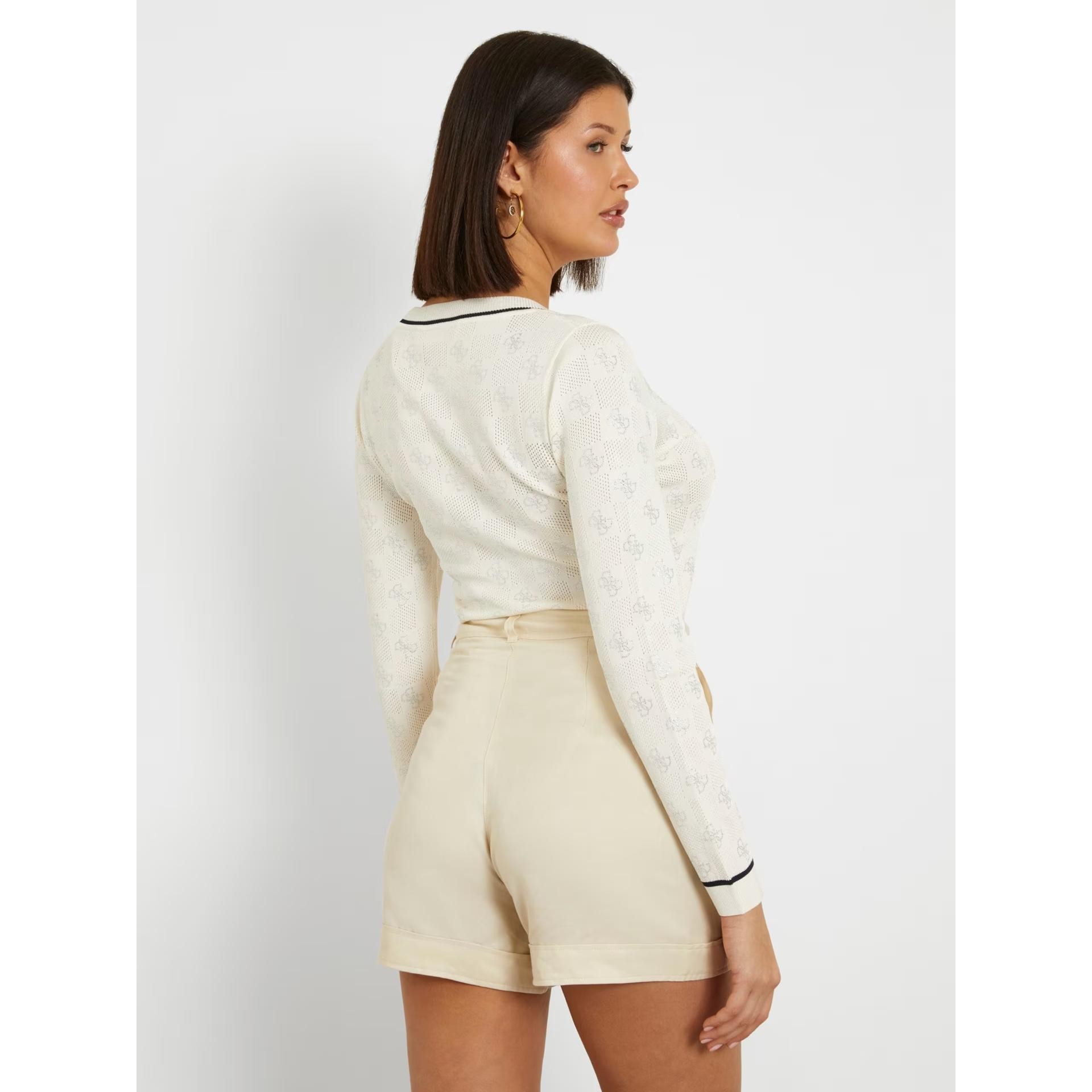 GUESS rosie uzun kollu örgü üst SWEATER