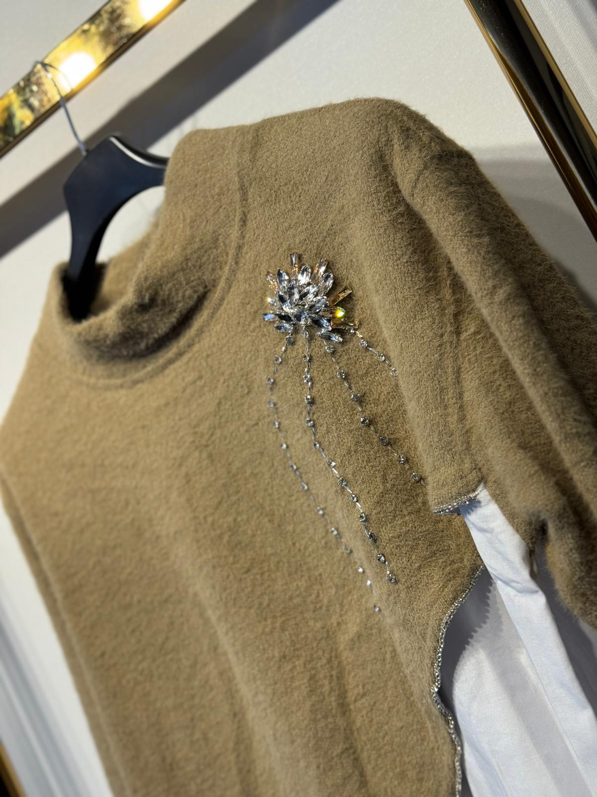 MİSSEMRAMİSS Savelle Gömlek Garni Angora Tunik