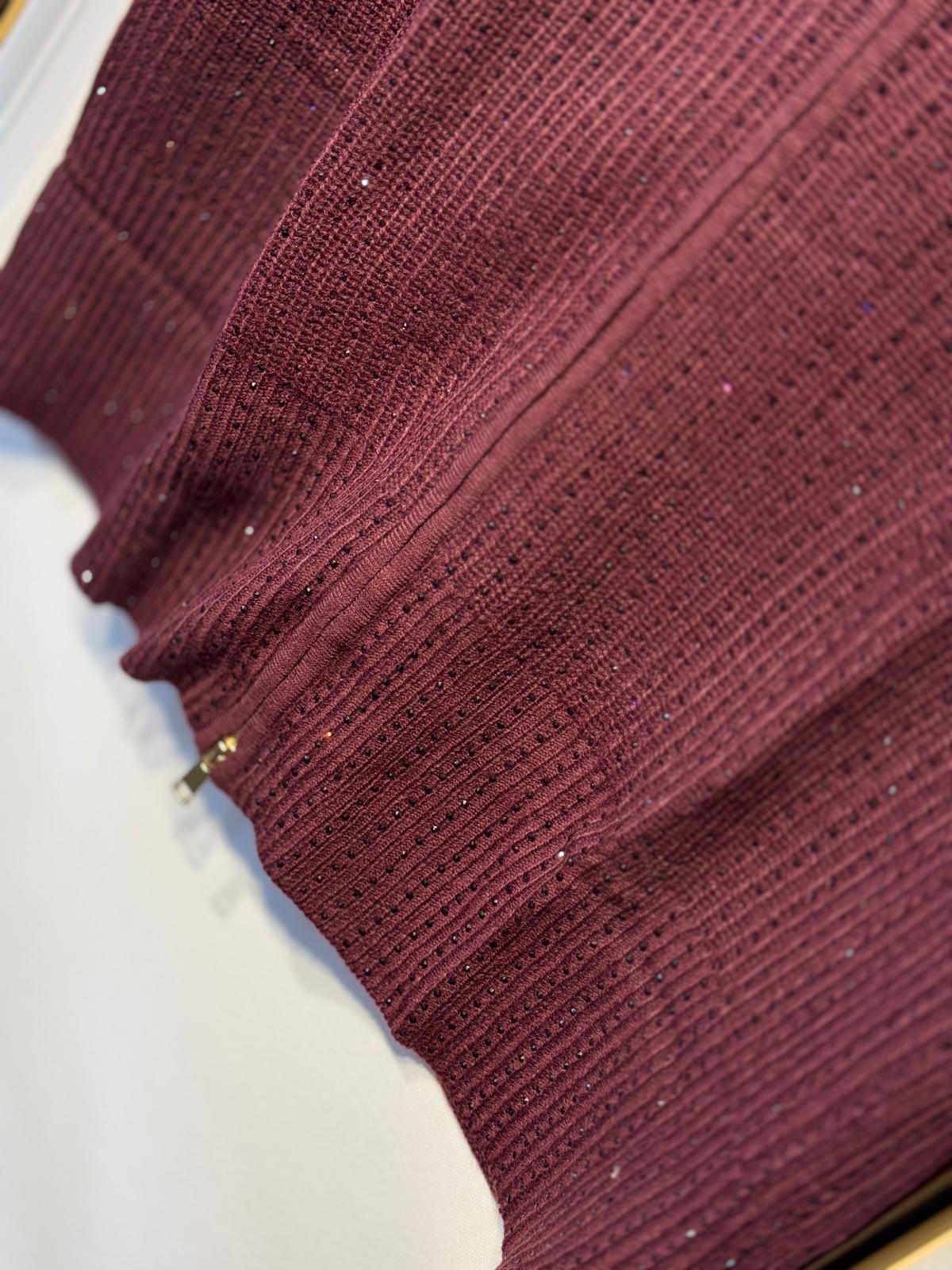 GHİSA Ful Pırlanta İşlemeli Merserize Yelek