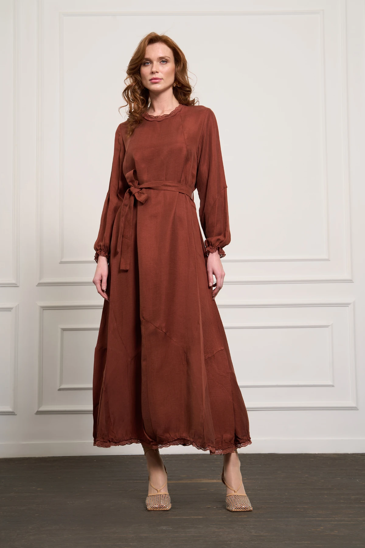 MİSSWHENCE 37831 Dantel İşlemeli Elbise